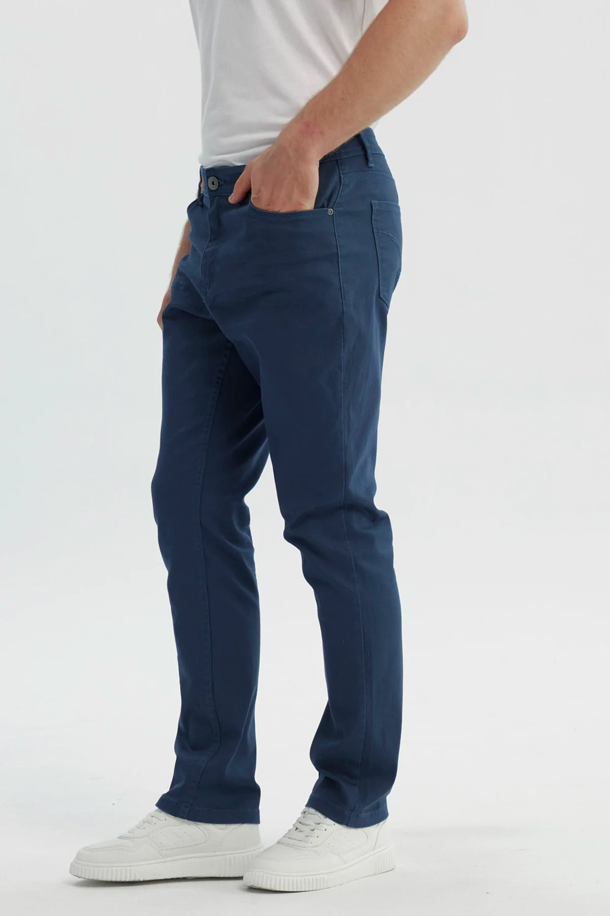 Jeans Hombre Slim Azul - Image 3