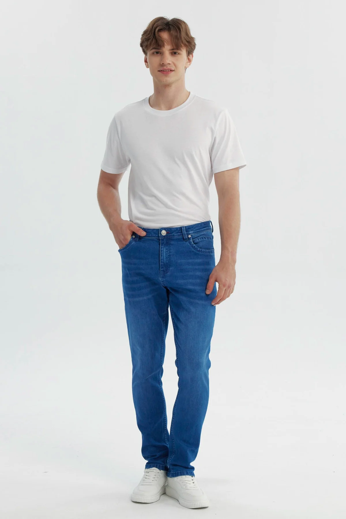 Jeans Hombre Slim Azul - Image 4