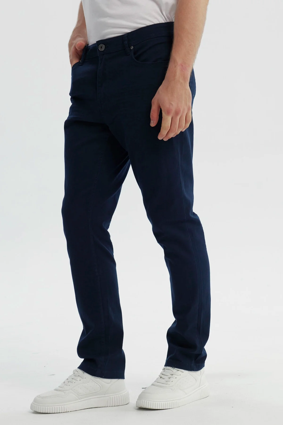 Jeans Hombre Slim Azul Marino - Image 2