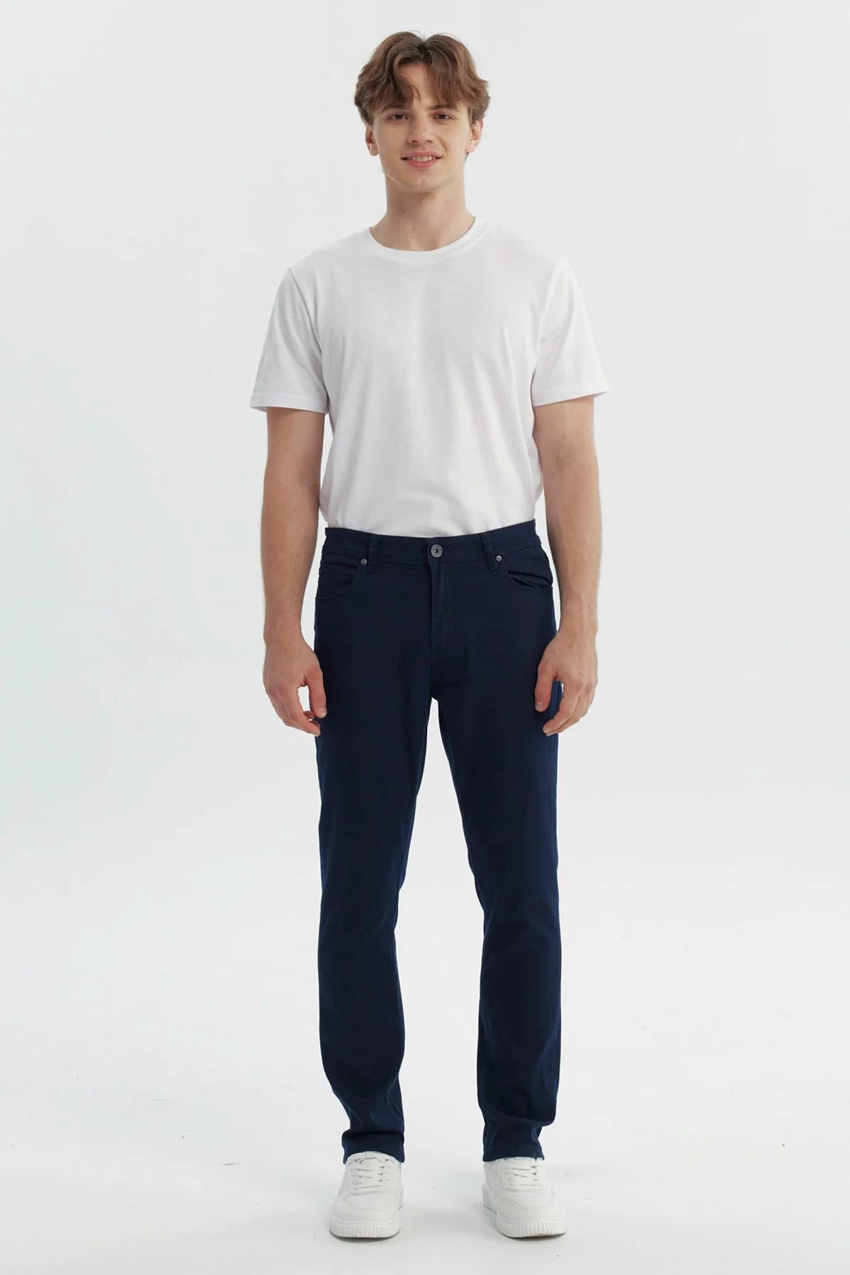 Jeans Hombre Slim Azul Marino - Image 4