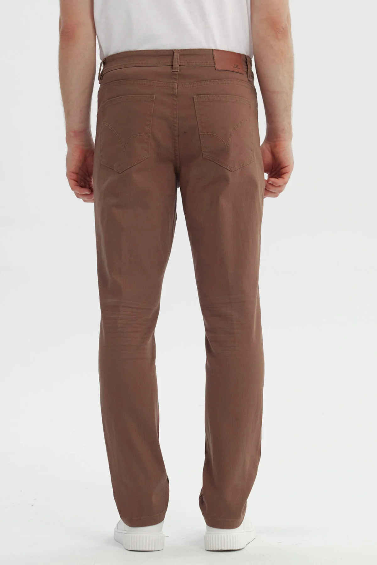 Jeans Hombre Slim Café - Image 3