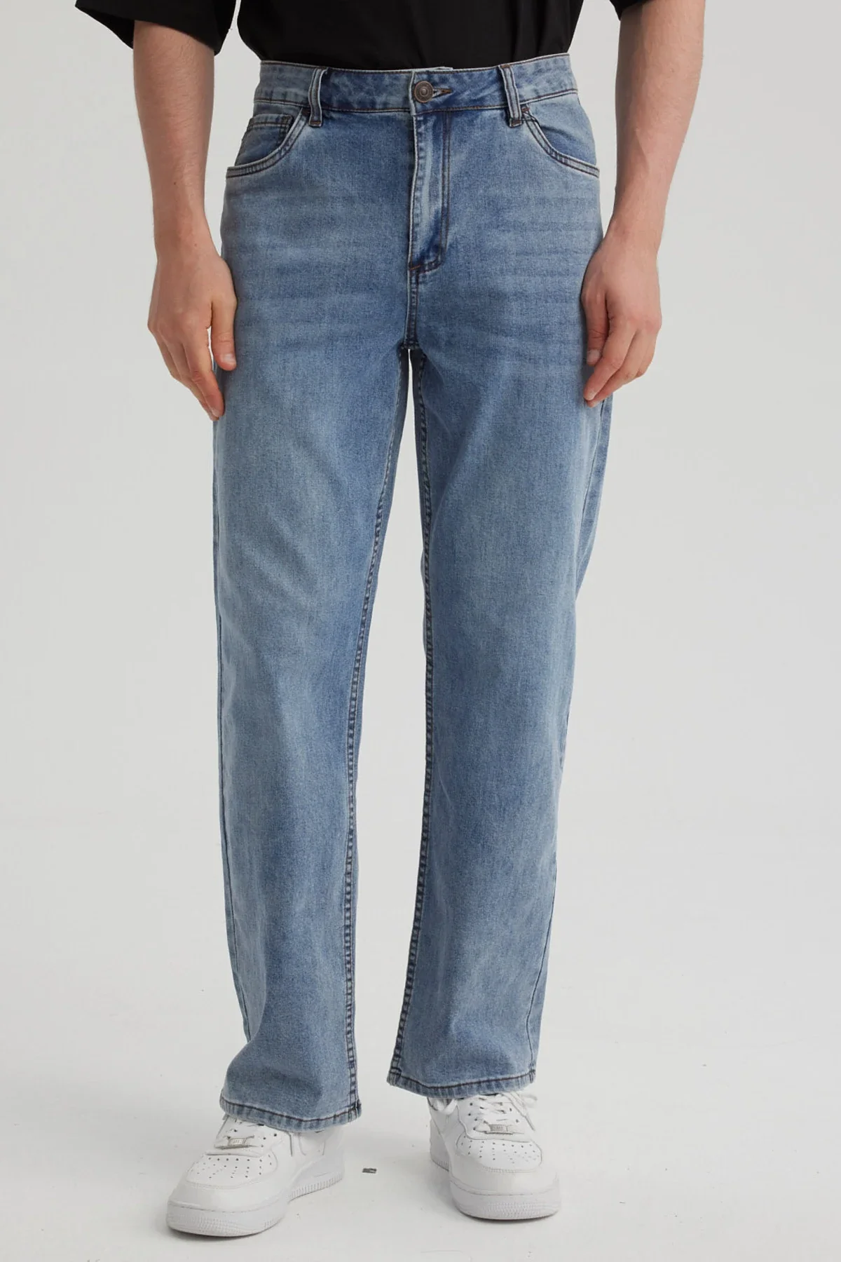 Jeans Hombre Slim Clásico Azul
