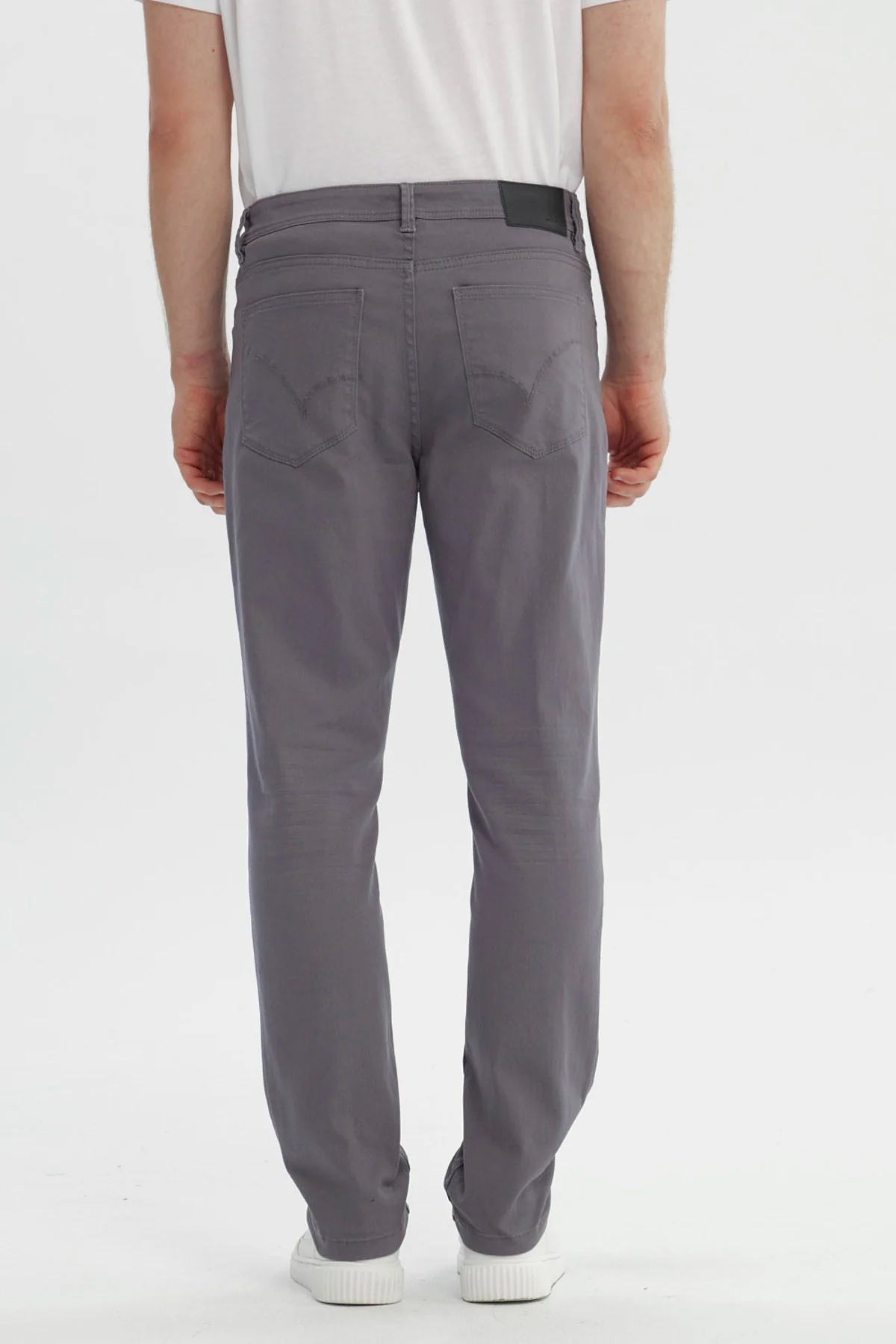 Jeans Hombre Slim Gris - Image 3