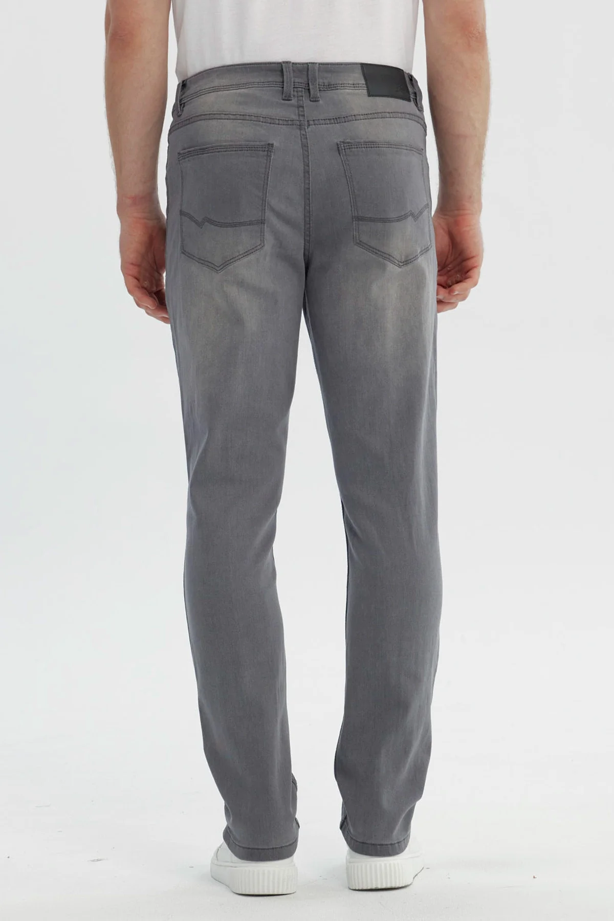 Jeans Hombre Slim Gris - Image 3