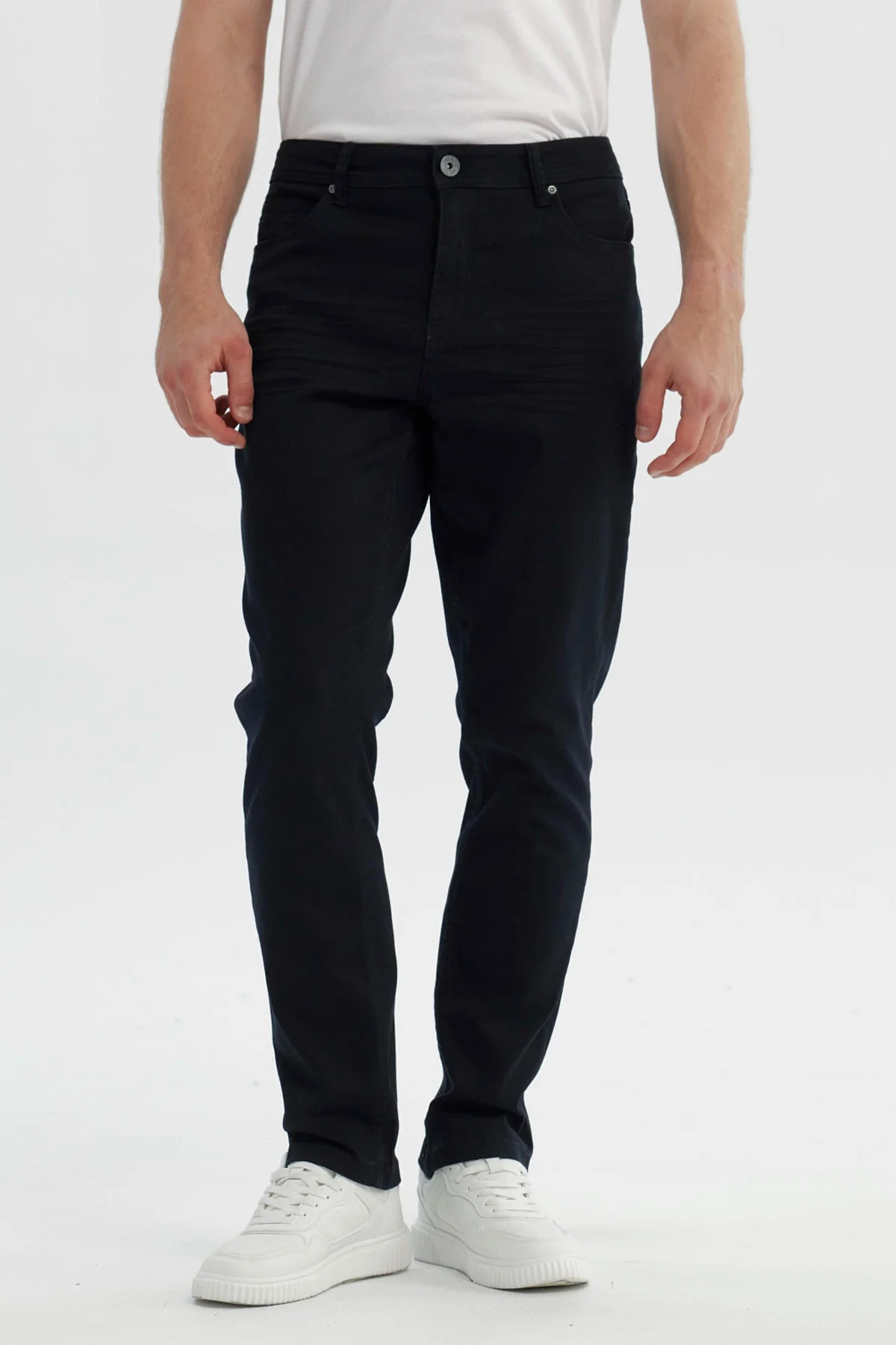 Jeans Hombre Slim Negro