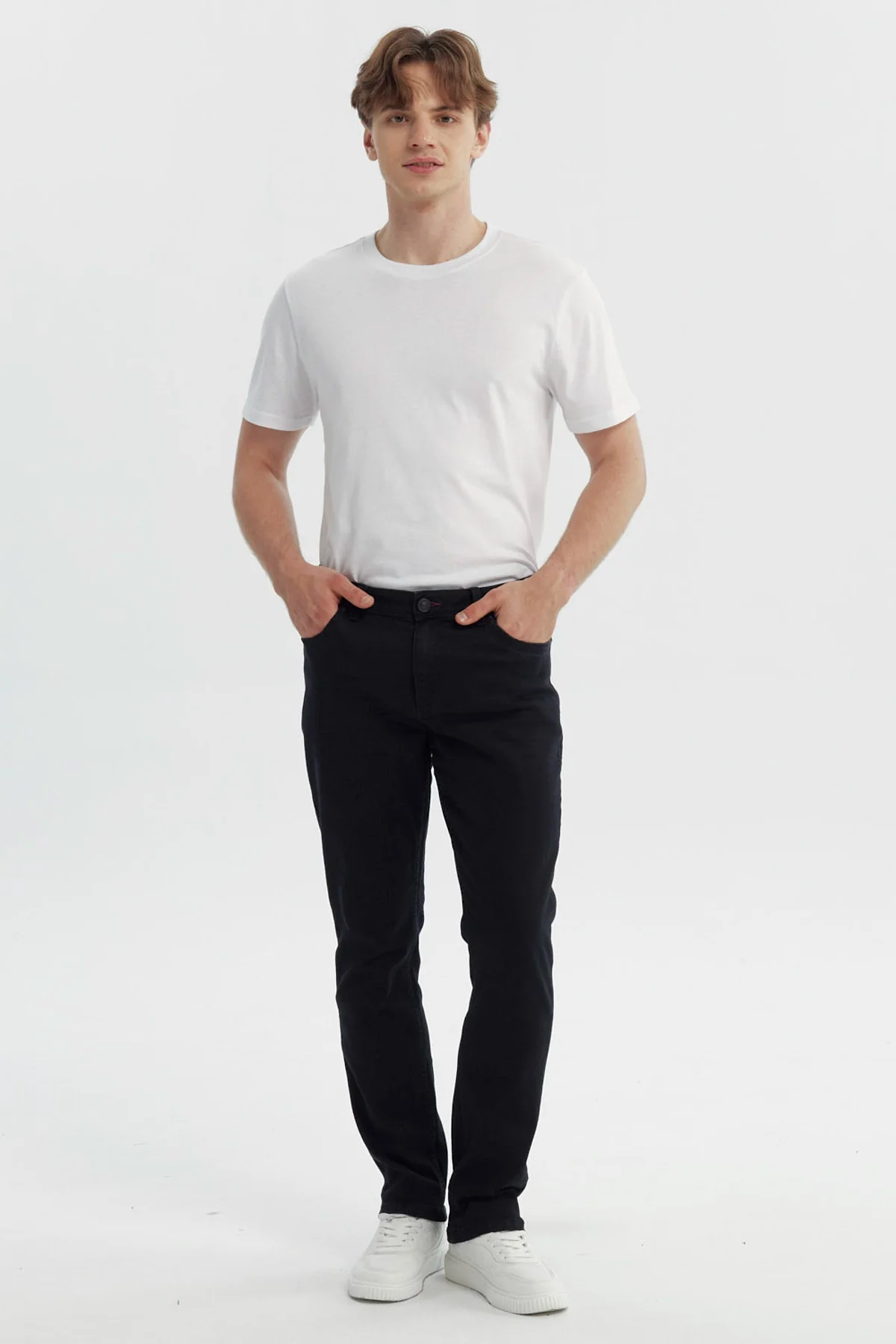 Jeans Hombre Slim Negro - Image 4