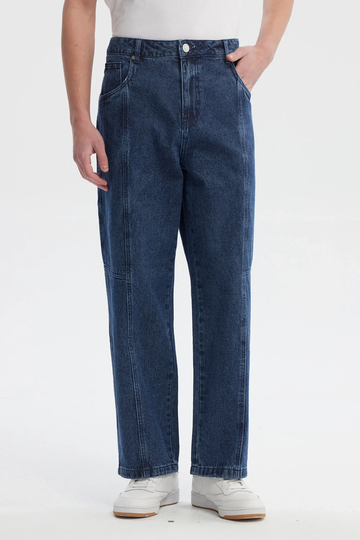 Jeans Hombre Straight Azul