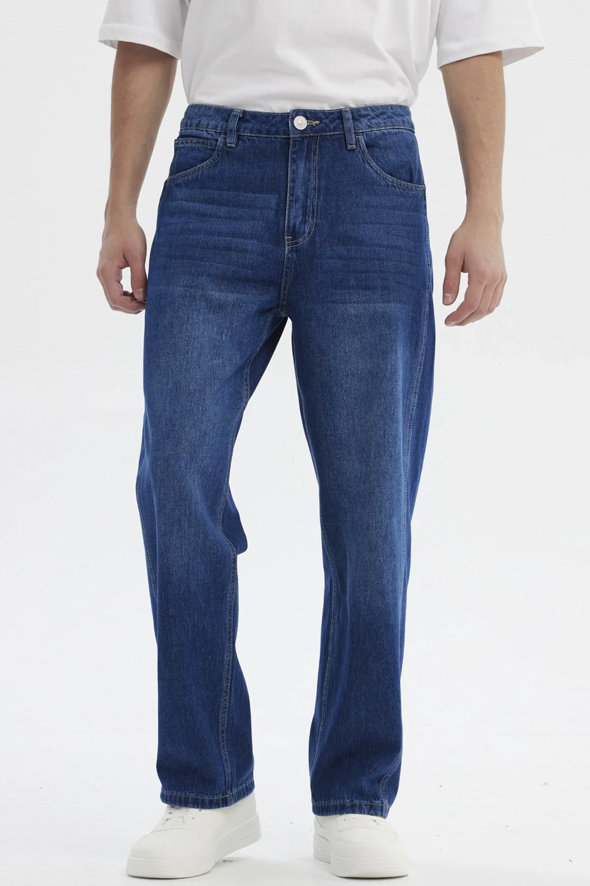 Jeans Hombre Straight Azul