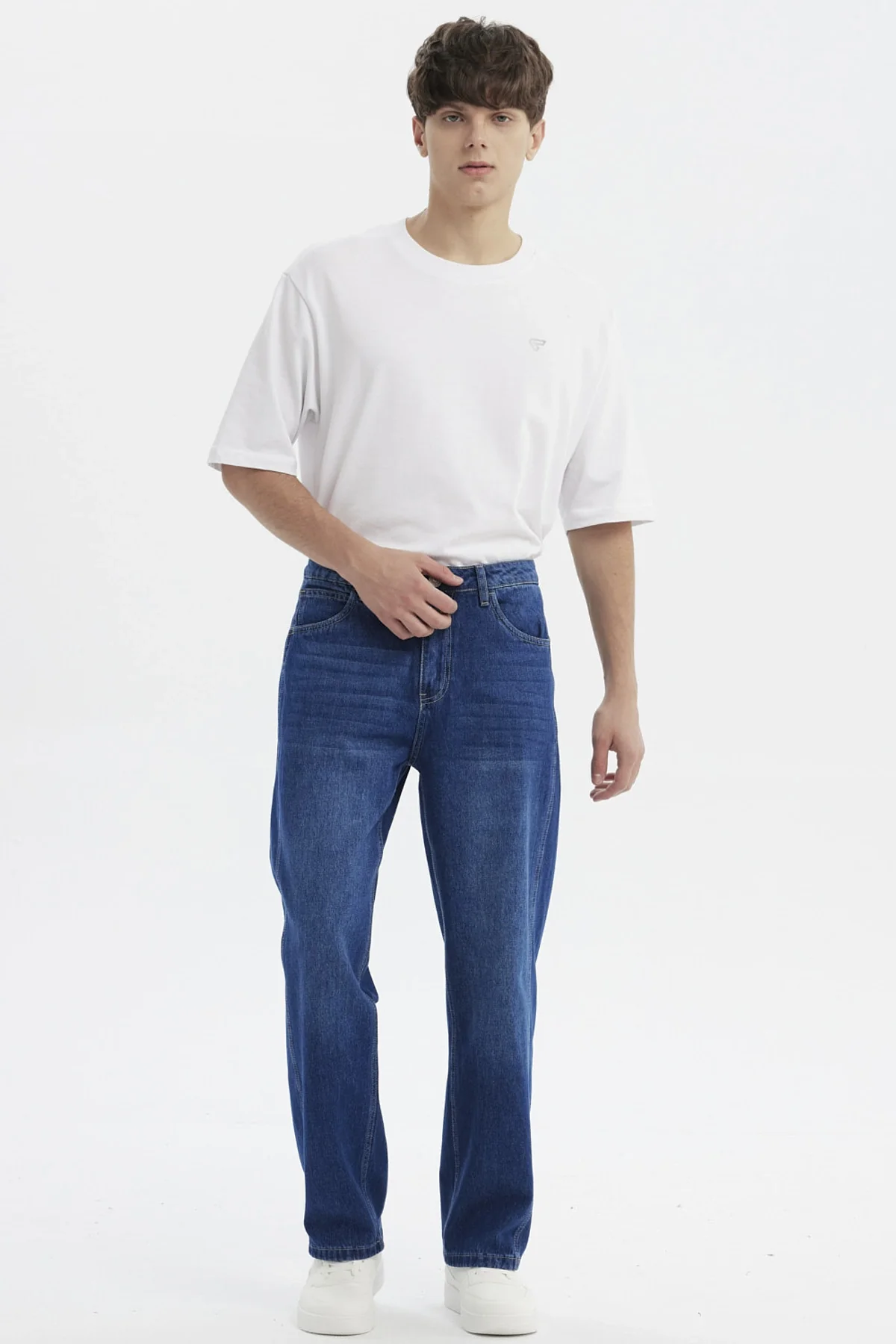 Jeans Hombre Straight Azul - Image 4
