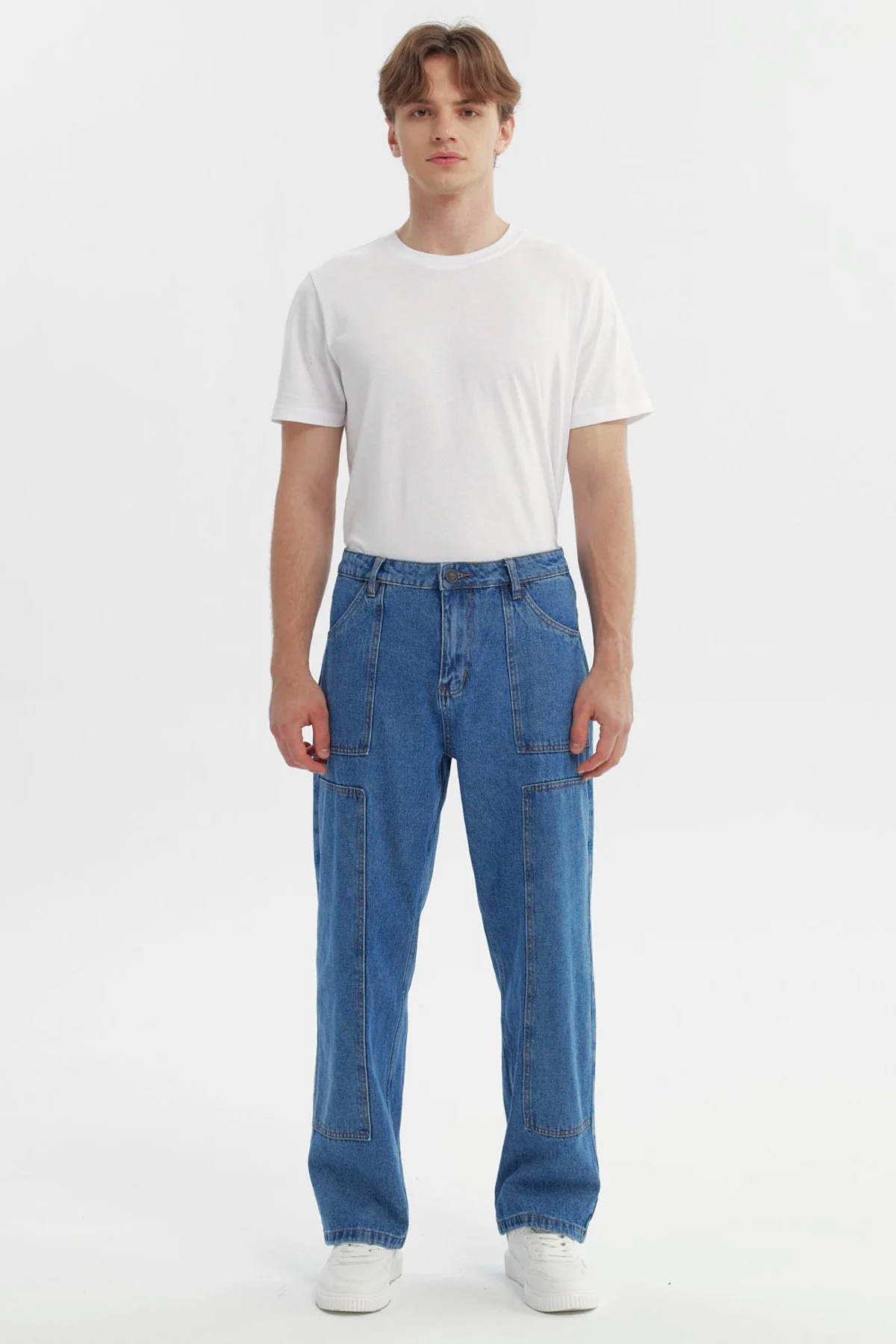 Jeans Hombre Straight Azul - Image 4