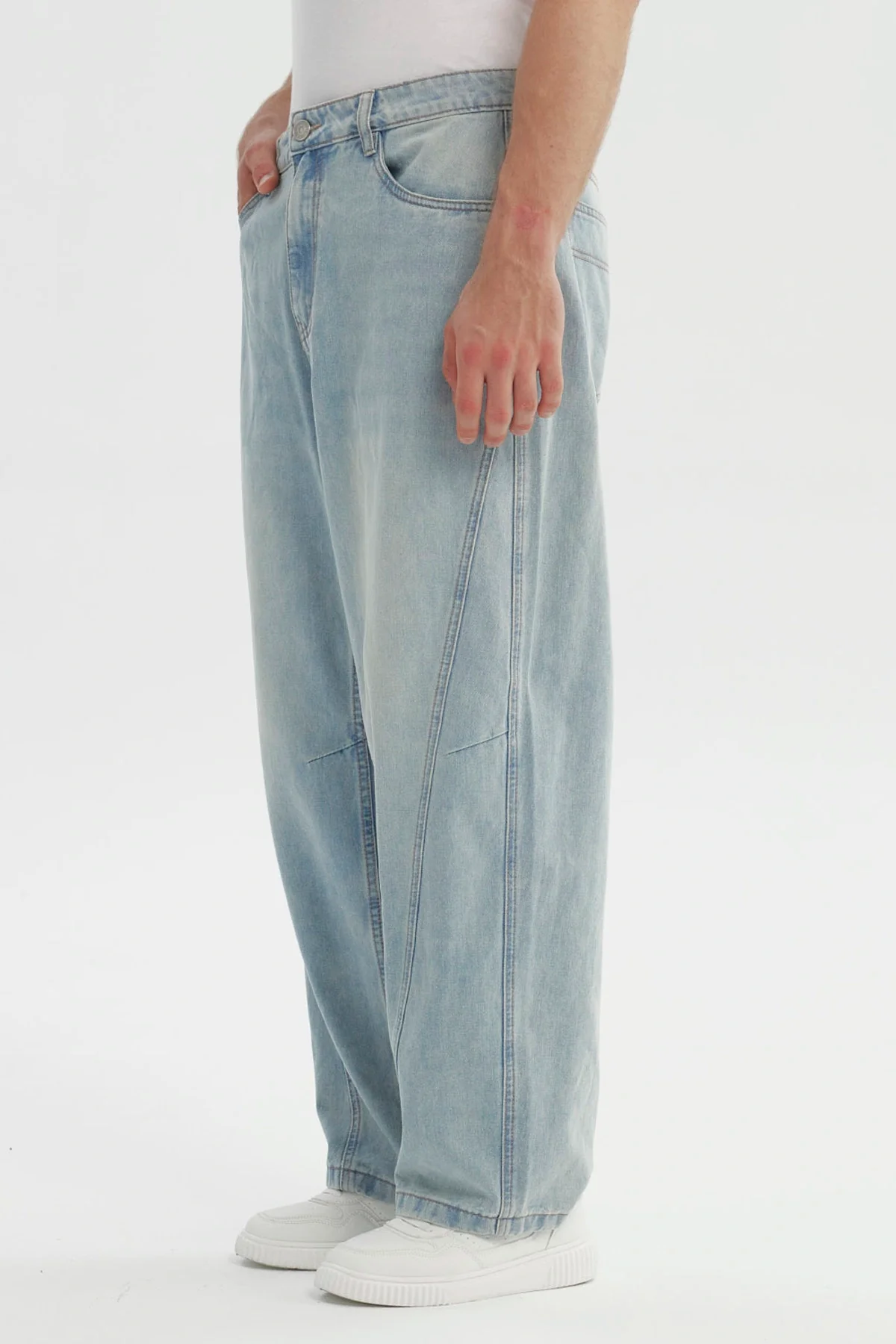 Jeans Hombre Straight Azul Claro - Image 2