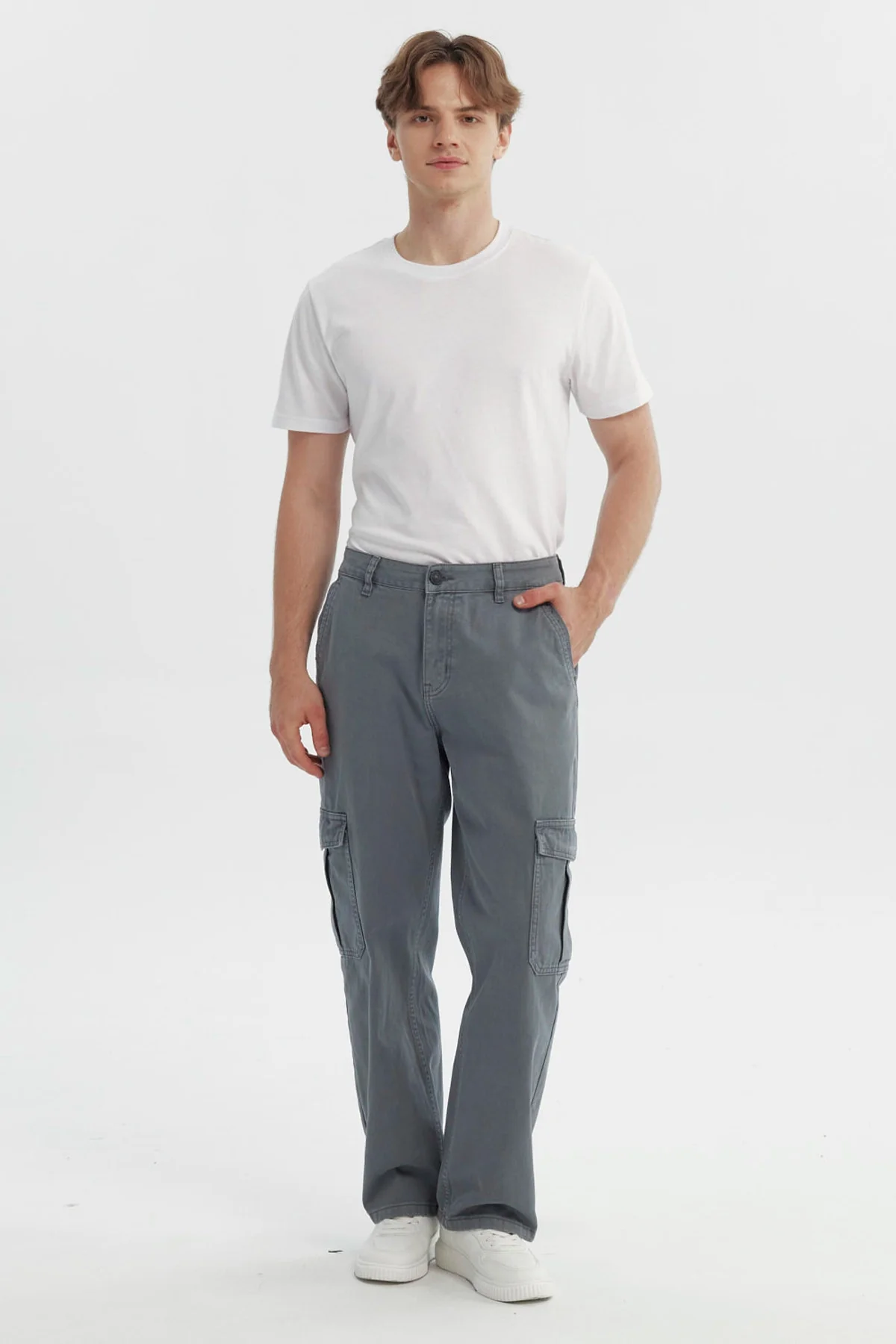 Jeans Hombre Straight Gris - Image 4