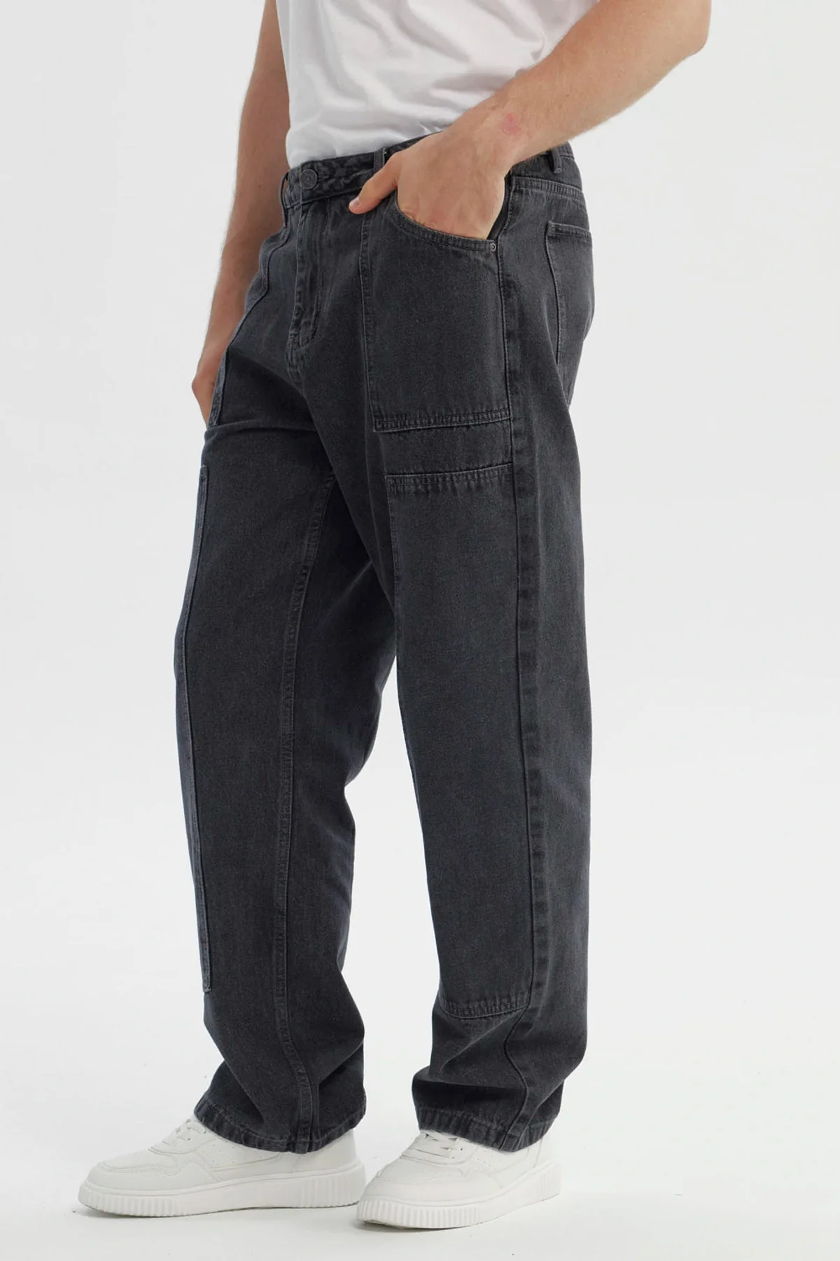 Jeans Hombre Straight Gris - Image 2