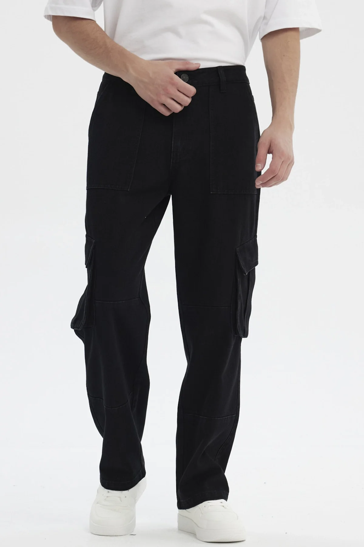 Jeans Hombre Straight Negro