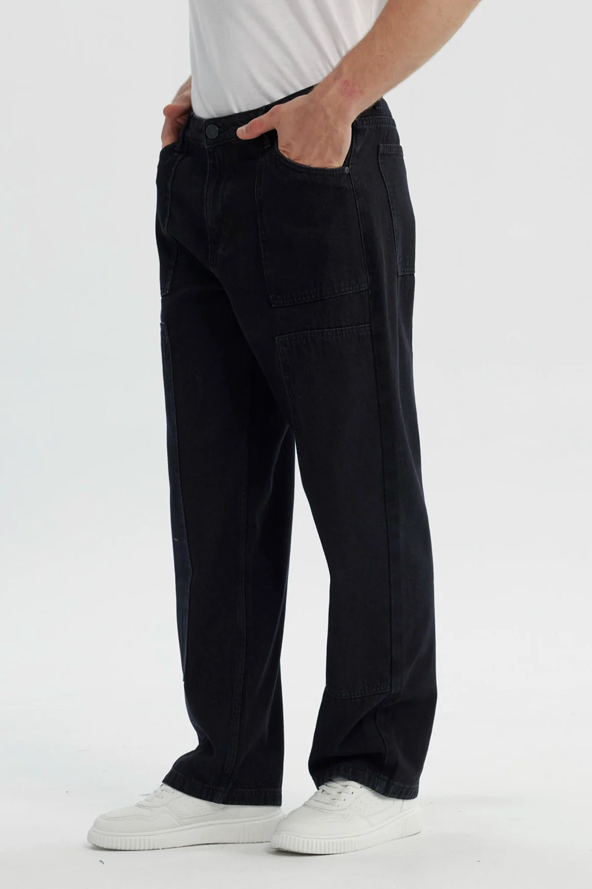Jeans Hombre Straight Negro - Image 2