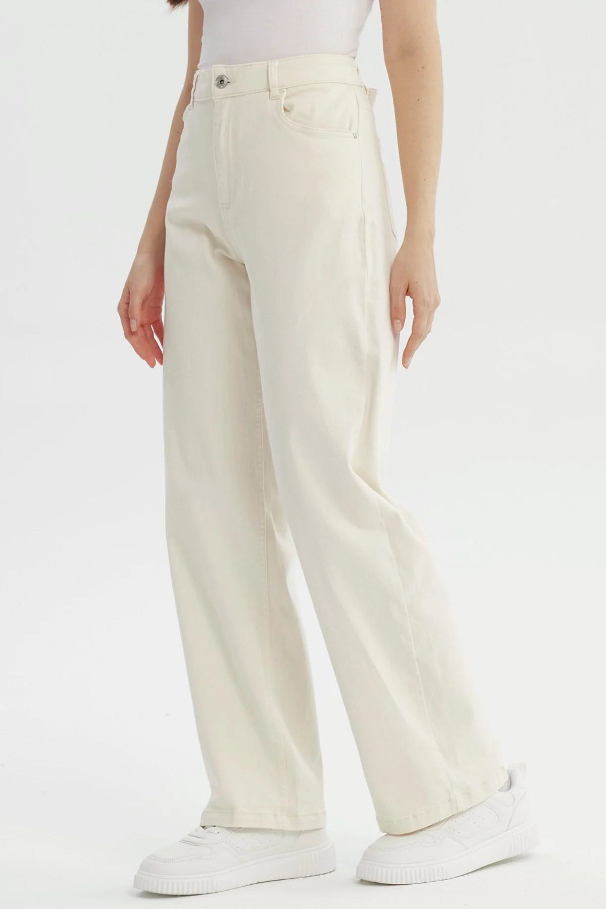 Jeans Mujer Calce Recto Crudo - Image 2