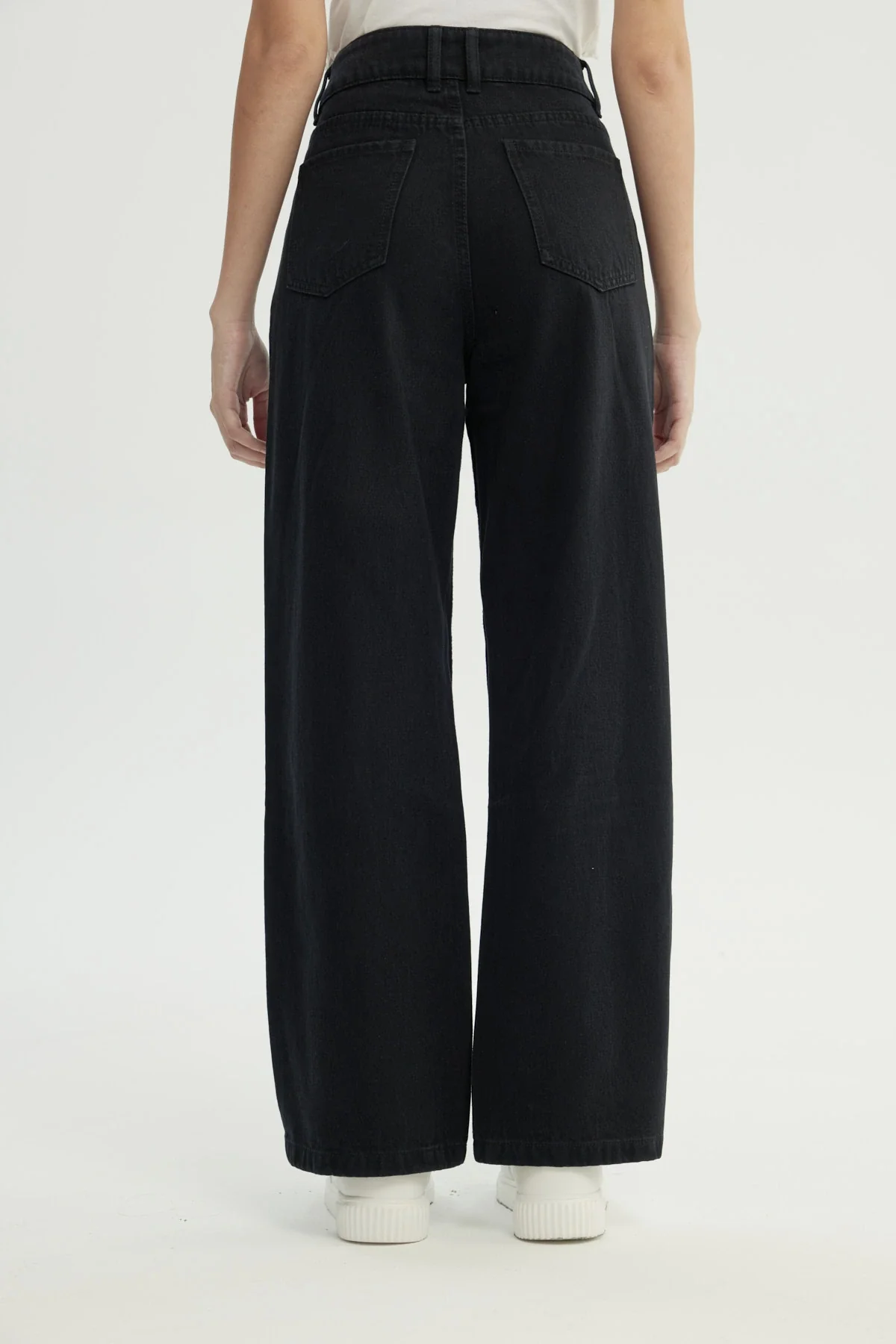 Jeans Mujer Calce Recto Negro - Image 3