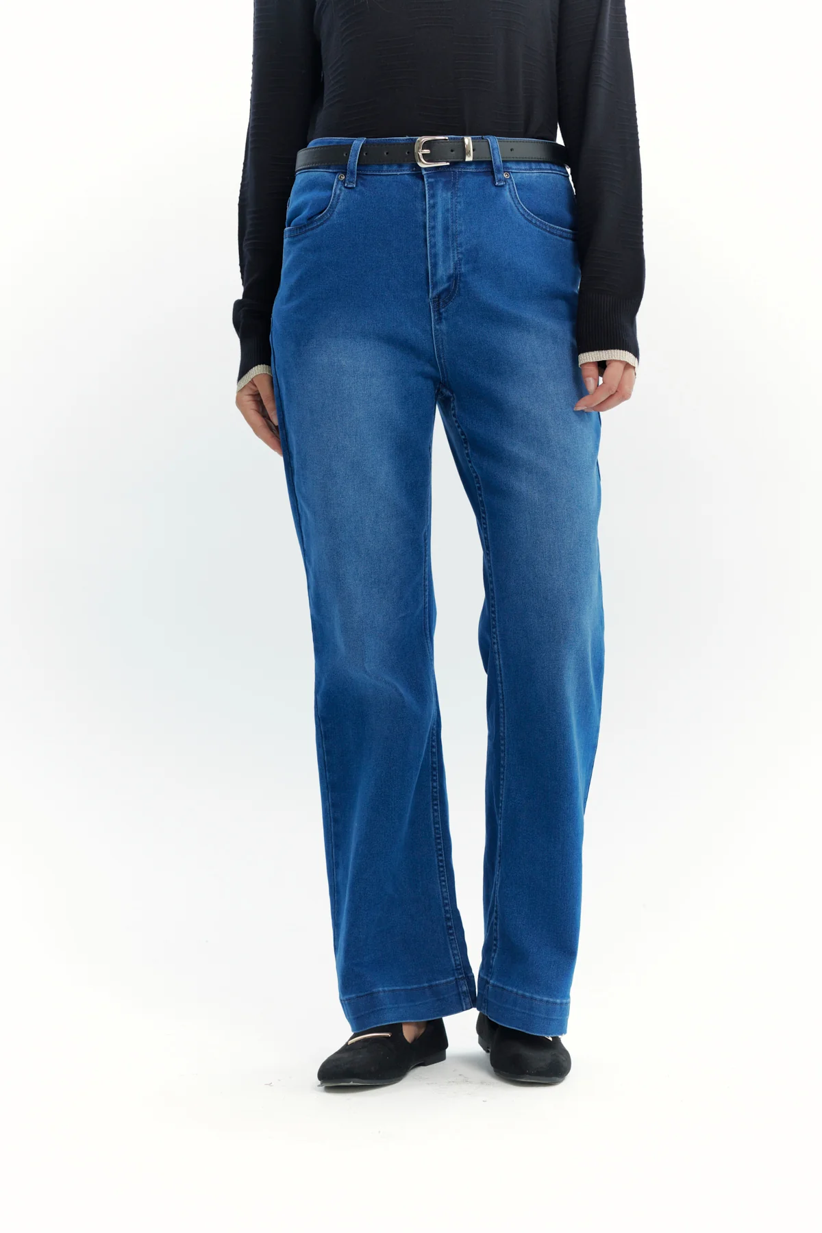 Jeans Mujer Flare Azul