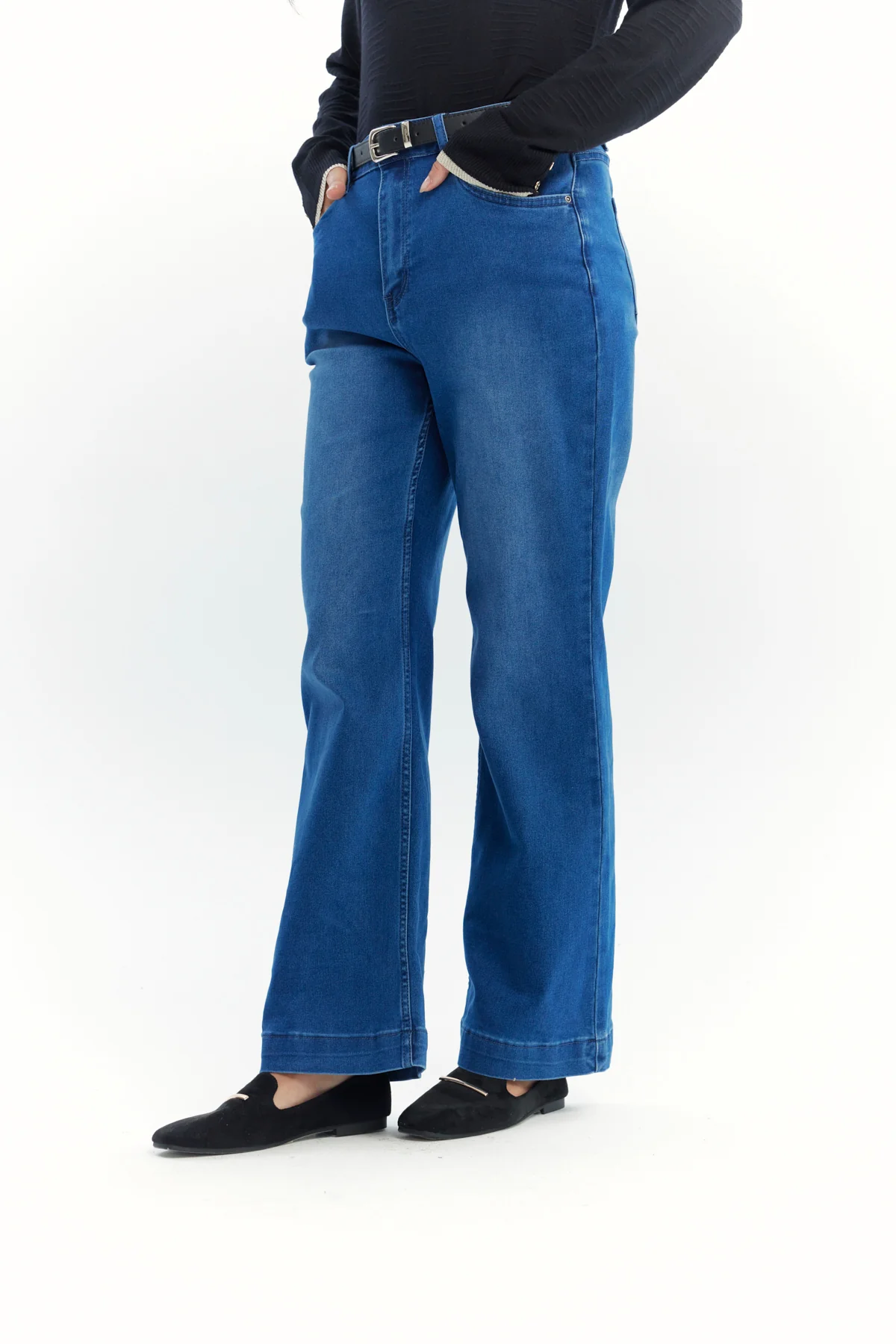 Jeans Mujer Flare Azul - Image 3