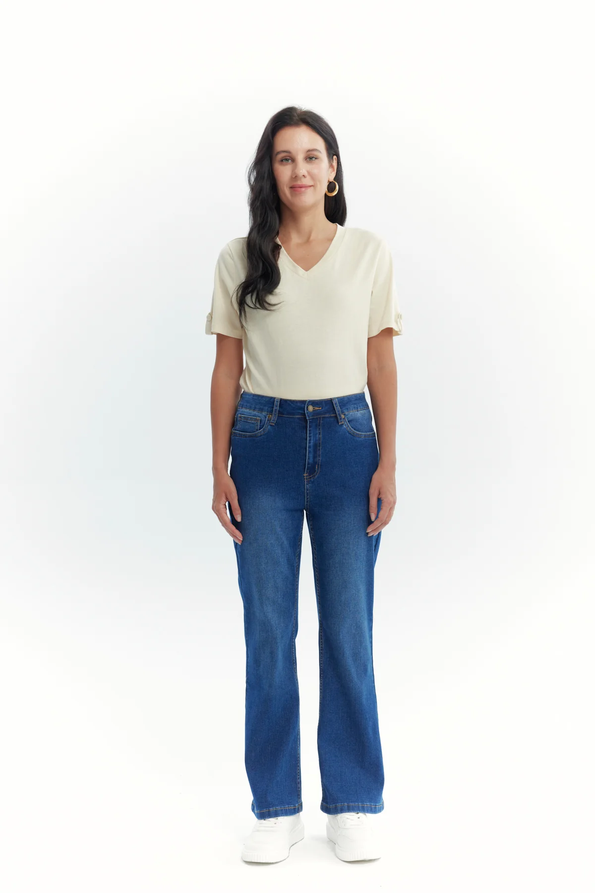 Jeans Mujer Flare Azul - Image 4