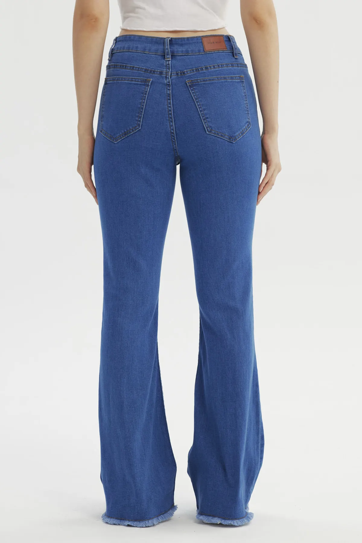 Jeans Mujer Flare Azul - Image 3