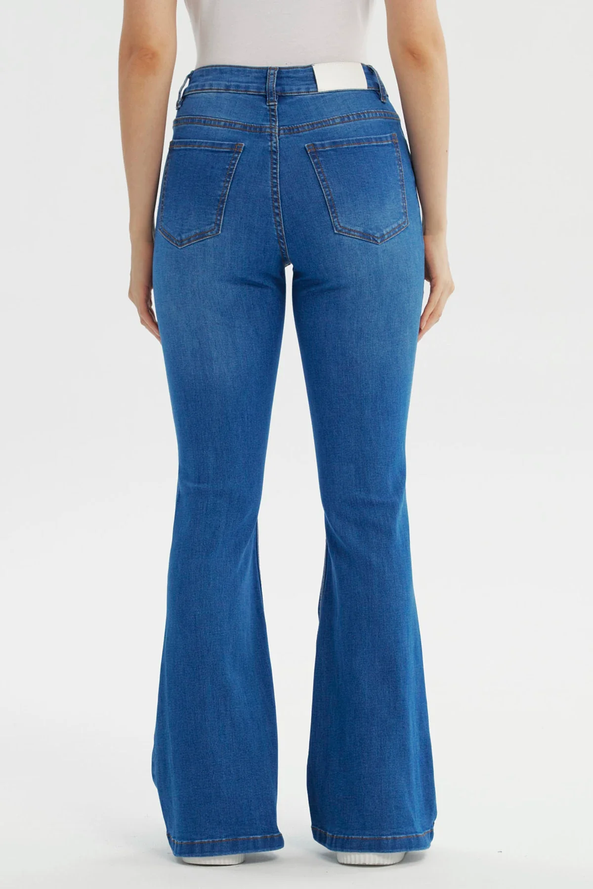 Jeans Mujer Flare Azul - Image 3