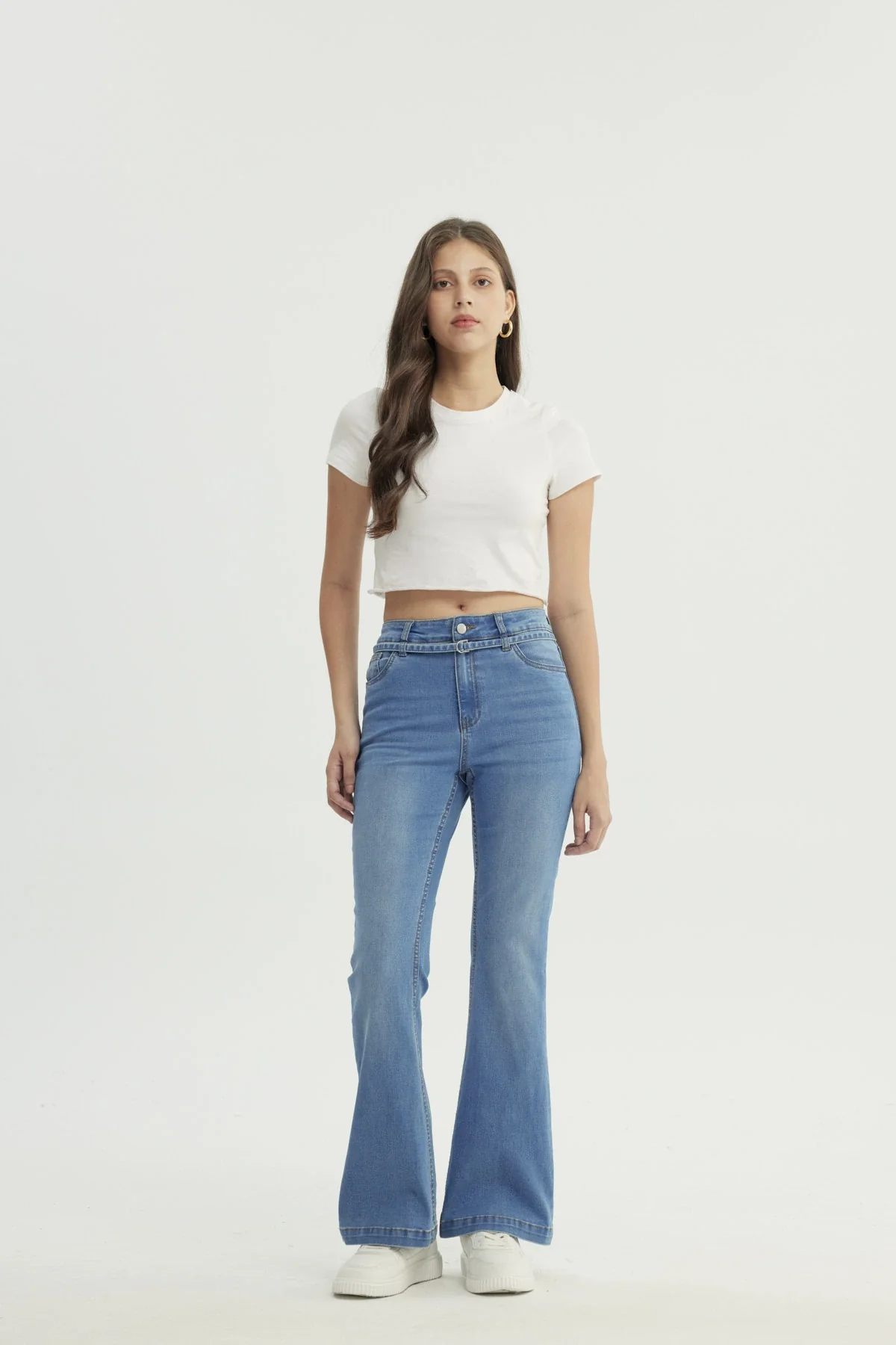 Jeans Mujer Flare Azul - Image 4