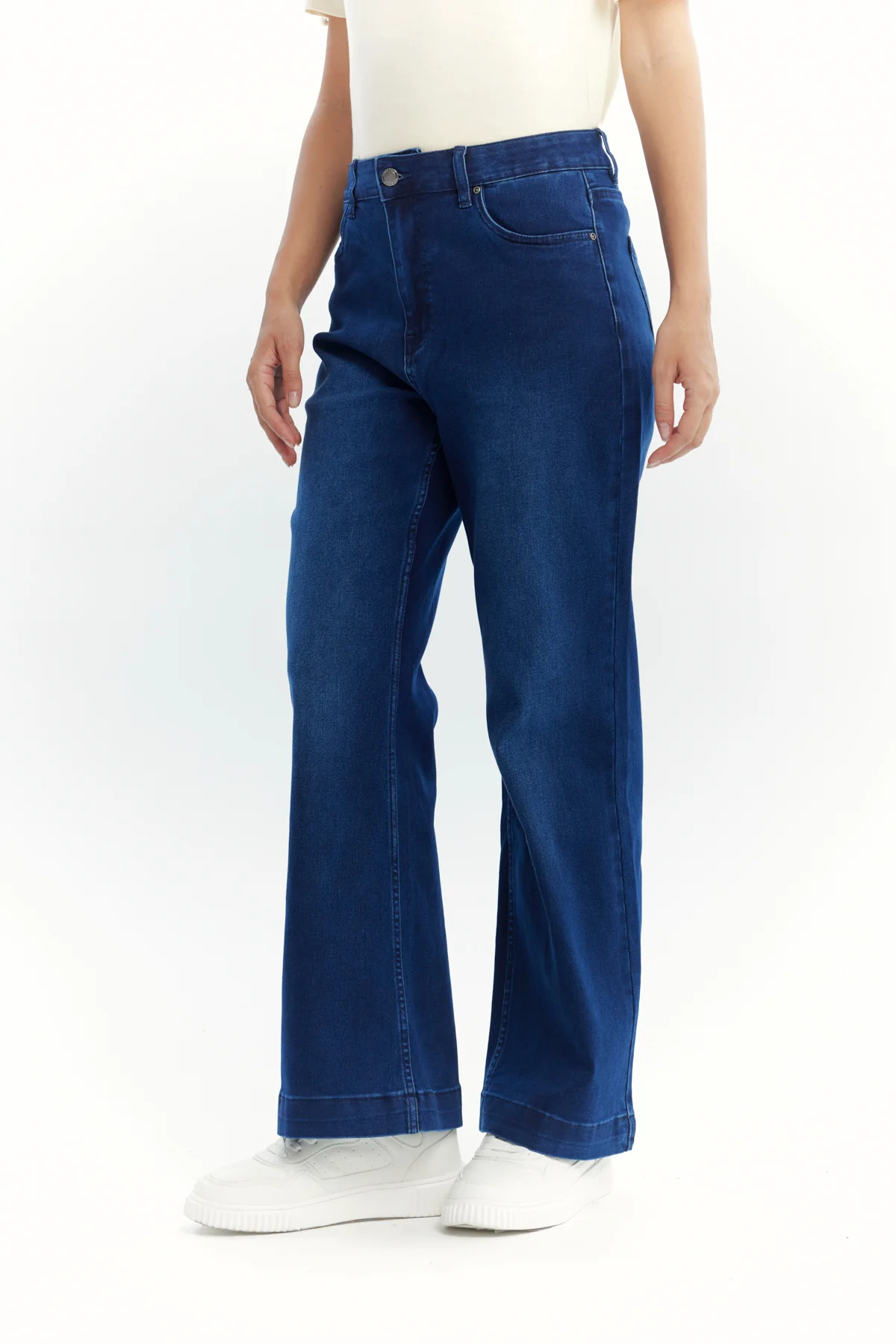 Jeans Mujer Flare Azul Oscuro - Image 2