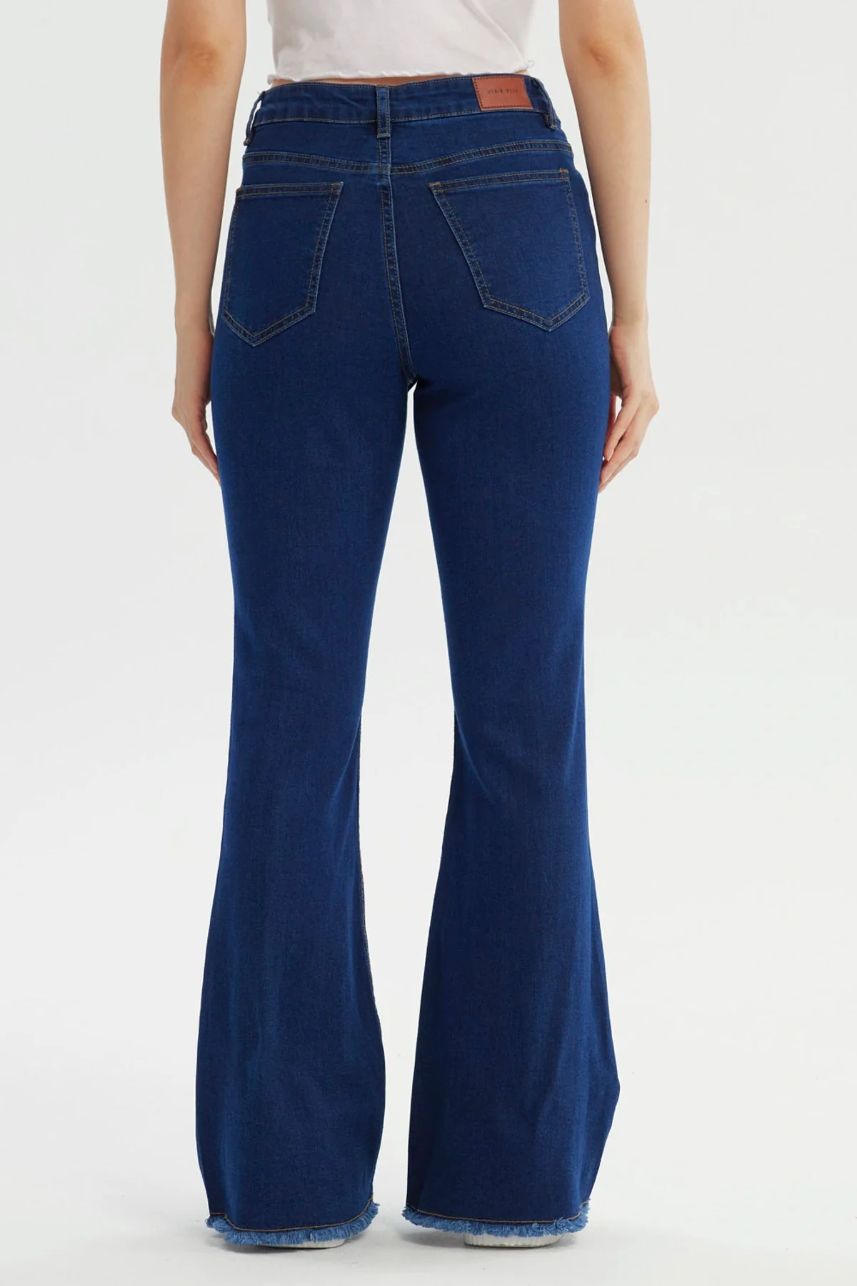 Jeans Mujer Flare Azul Oscuro - Image 3