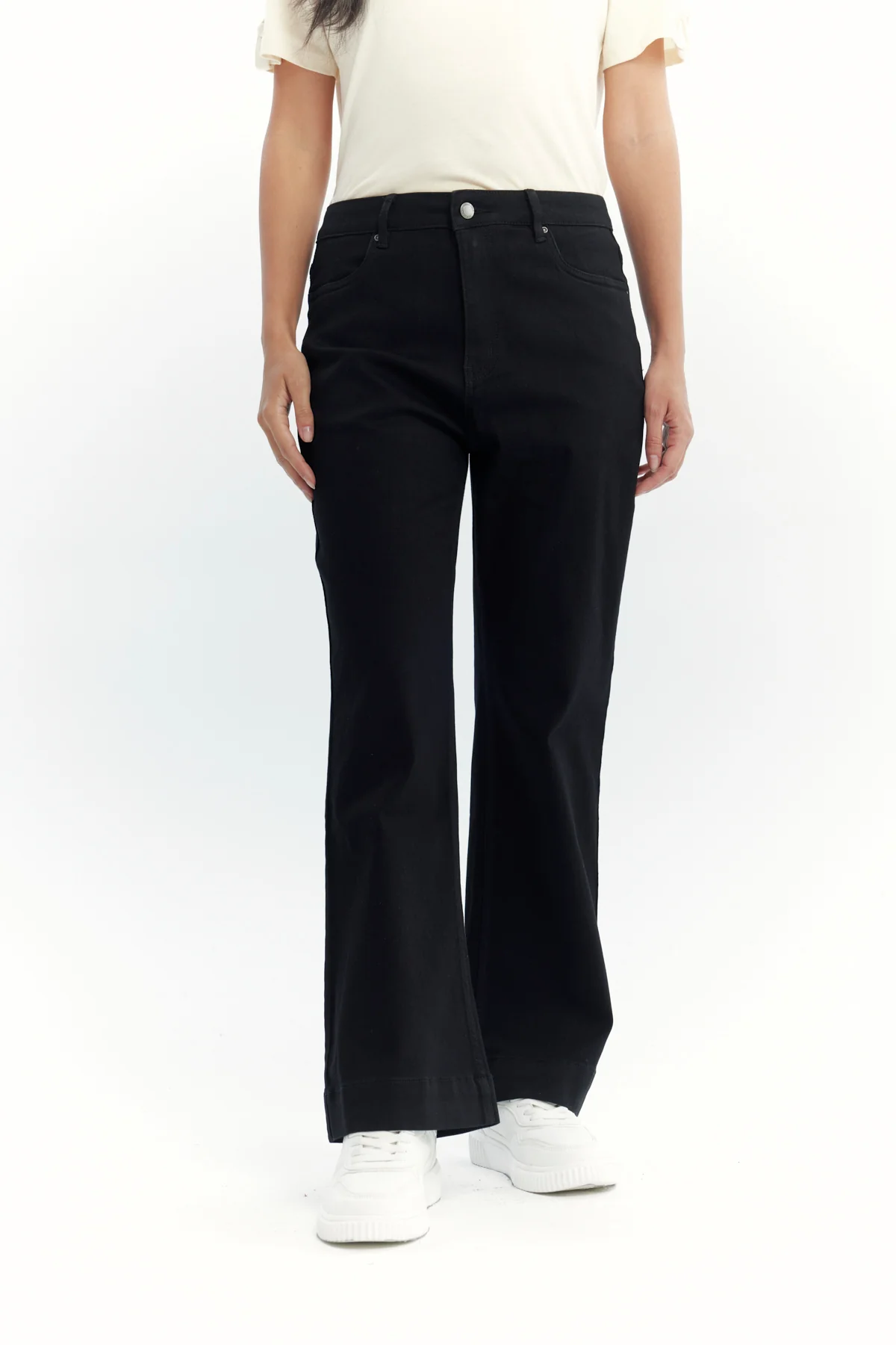 Jeans Mujer Flare Negro