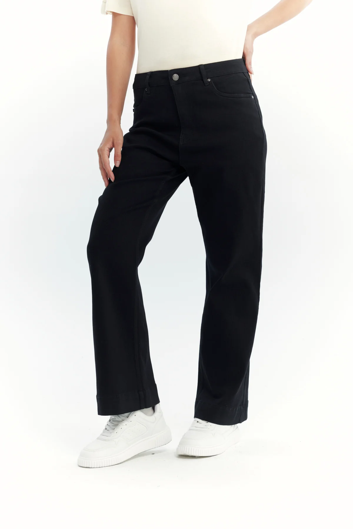 Jeans Mujer Flare Negro - Image 2