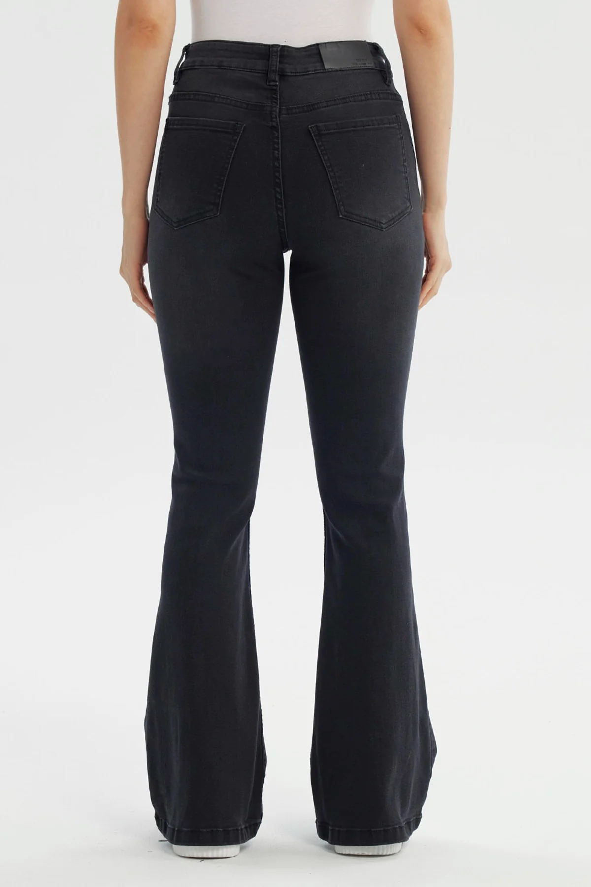 Jeans Mujer Flare Negro - Image 3