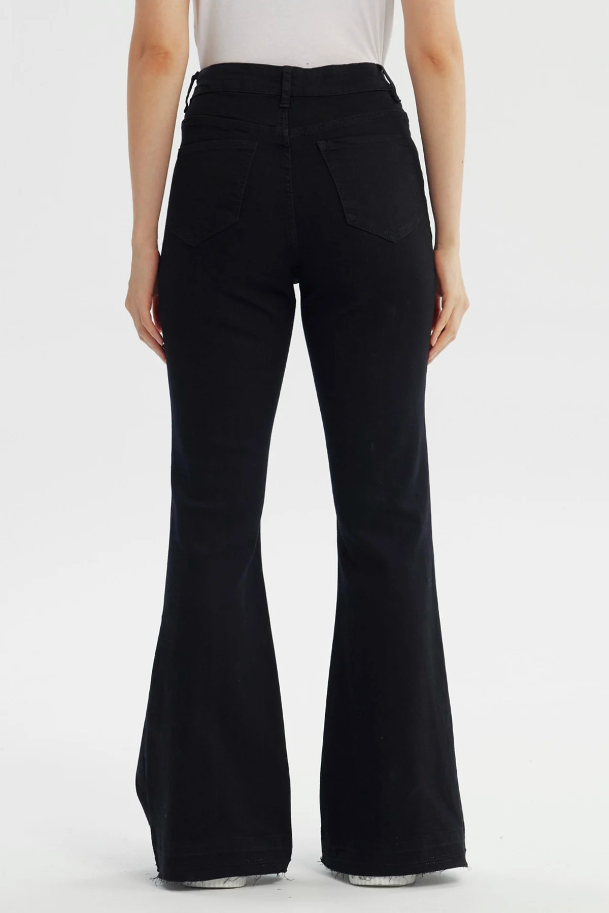 Jeans Mujer Flare Negro - Image 3