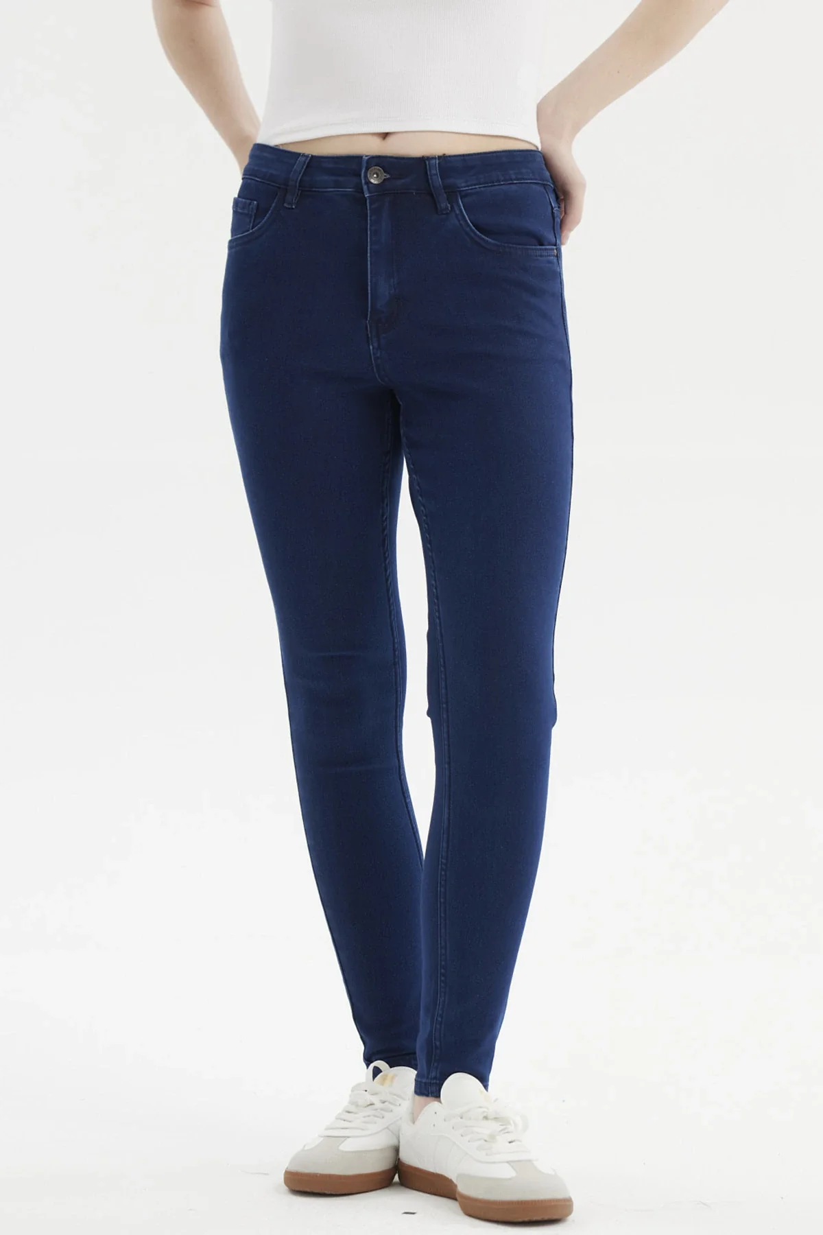 Jeans Mujer Super Skinny Emilia Azul Marino