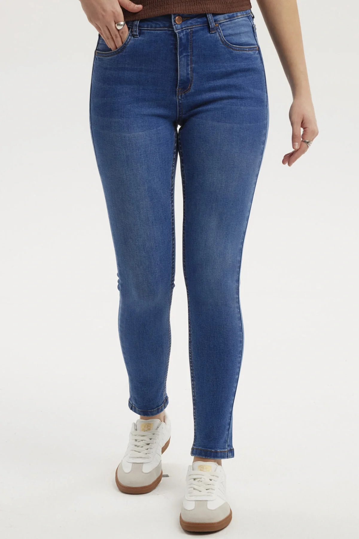 Jeans Mujer Super Skinny Estela Azul