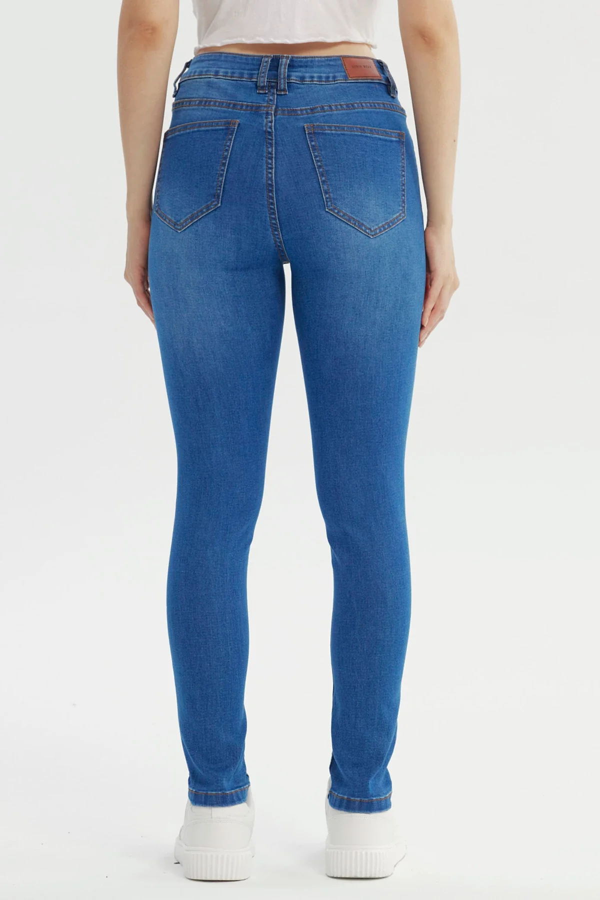 Jeans Mujer Super Skinny Estela Azul - Image 3