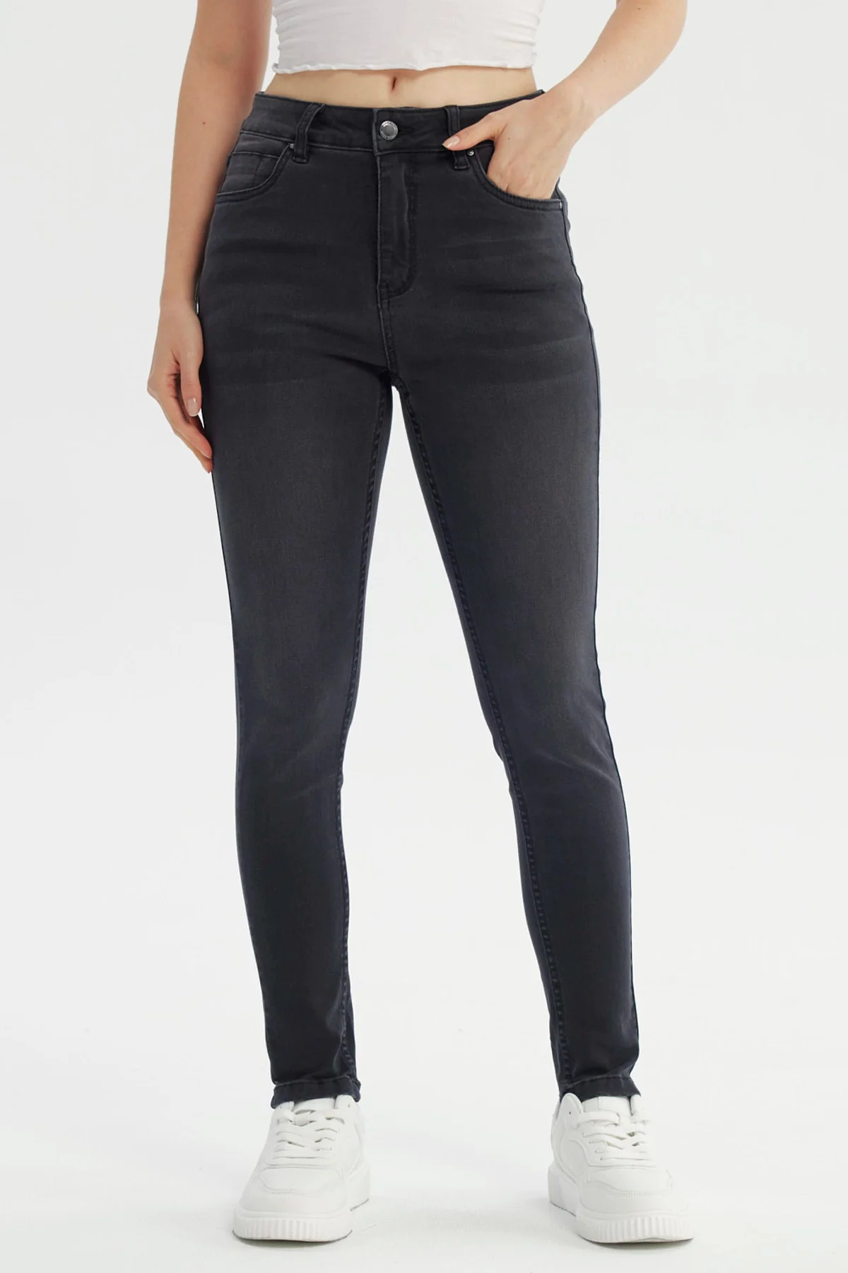 Jeans Mujer Super Skinny Estela Negro