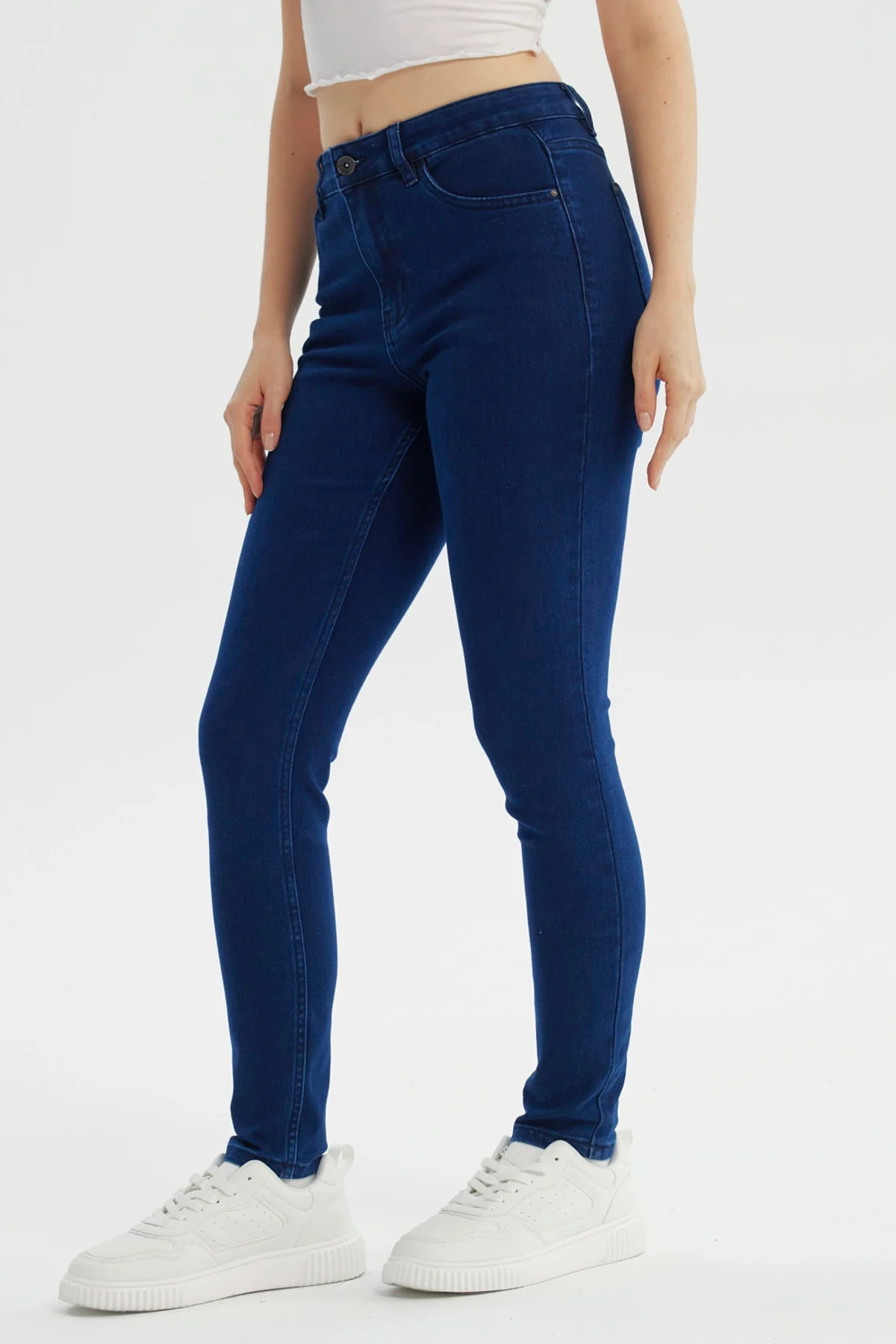 Jeans Mujer Superskinny Azul Marino - Image 2