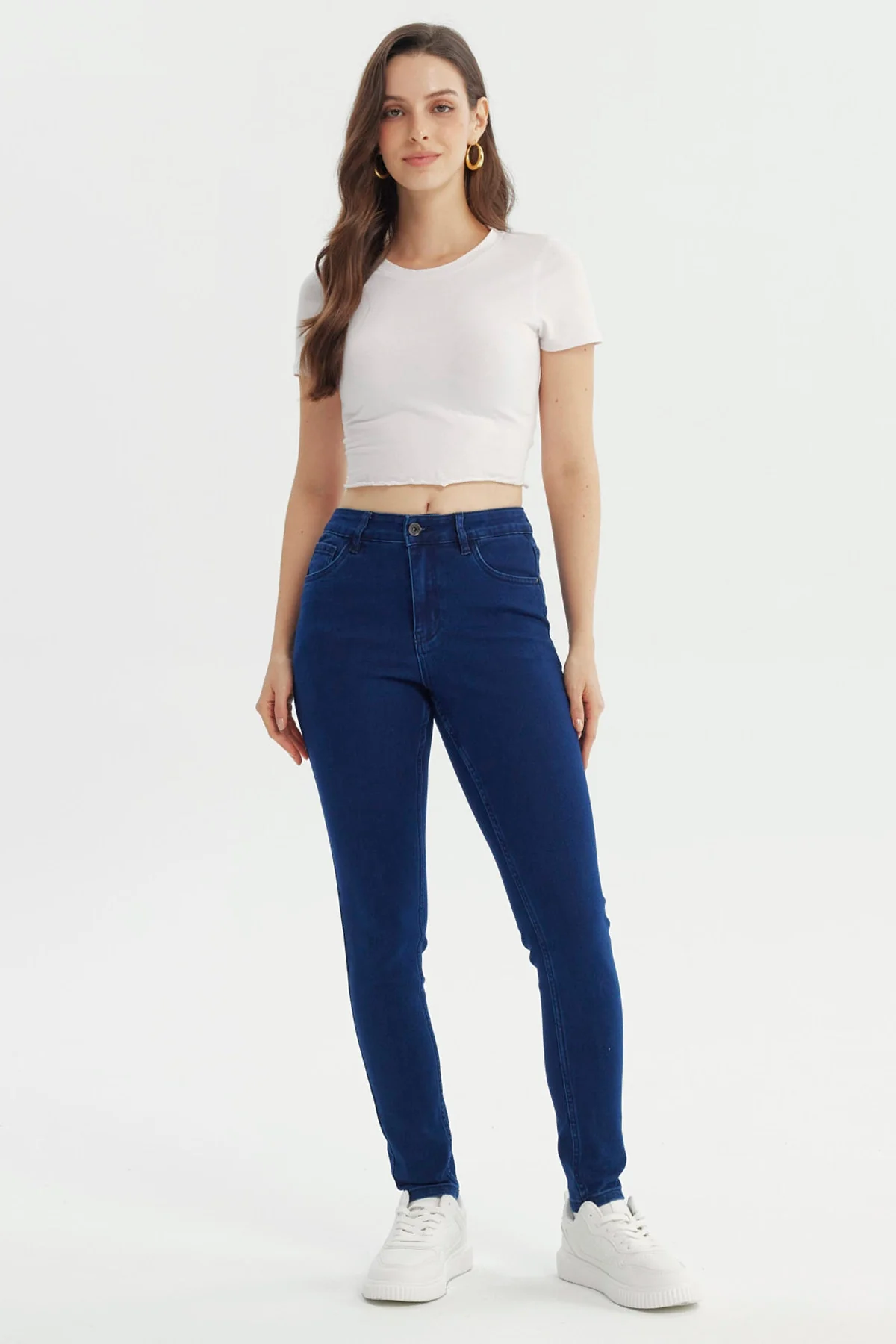 Jeans Mujer Superskinny Azul Marino - Image 4