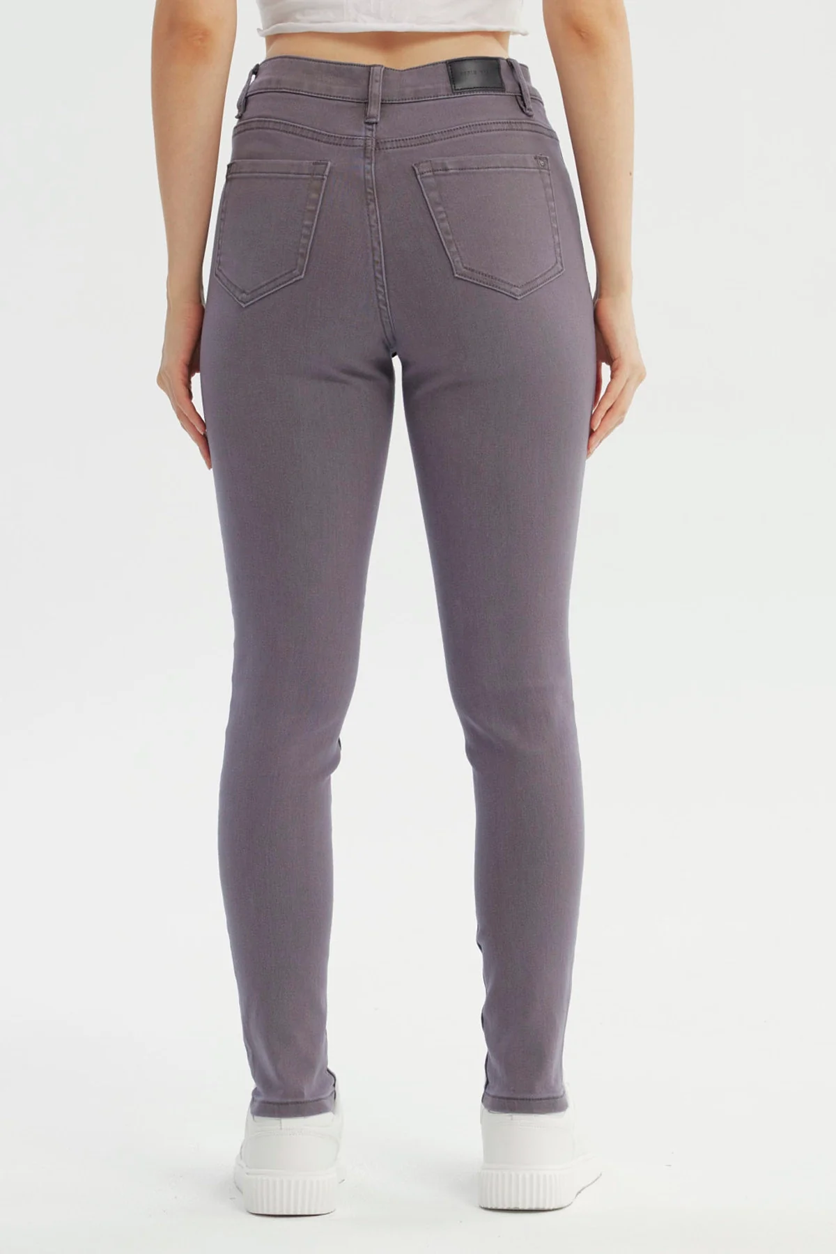 Jeans Mujer Superskinny Gris - Image 2