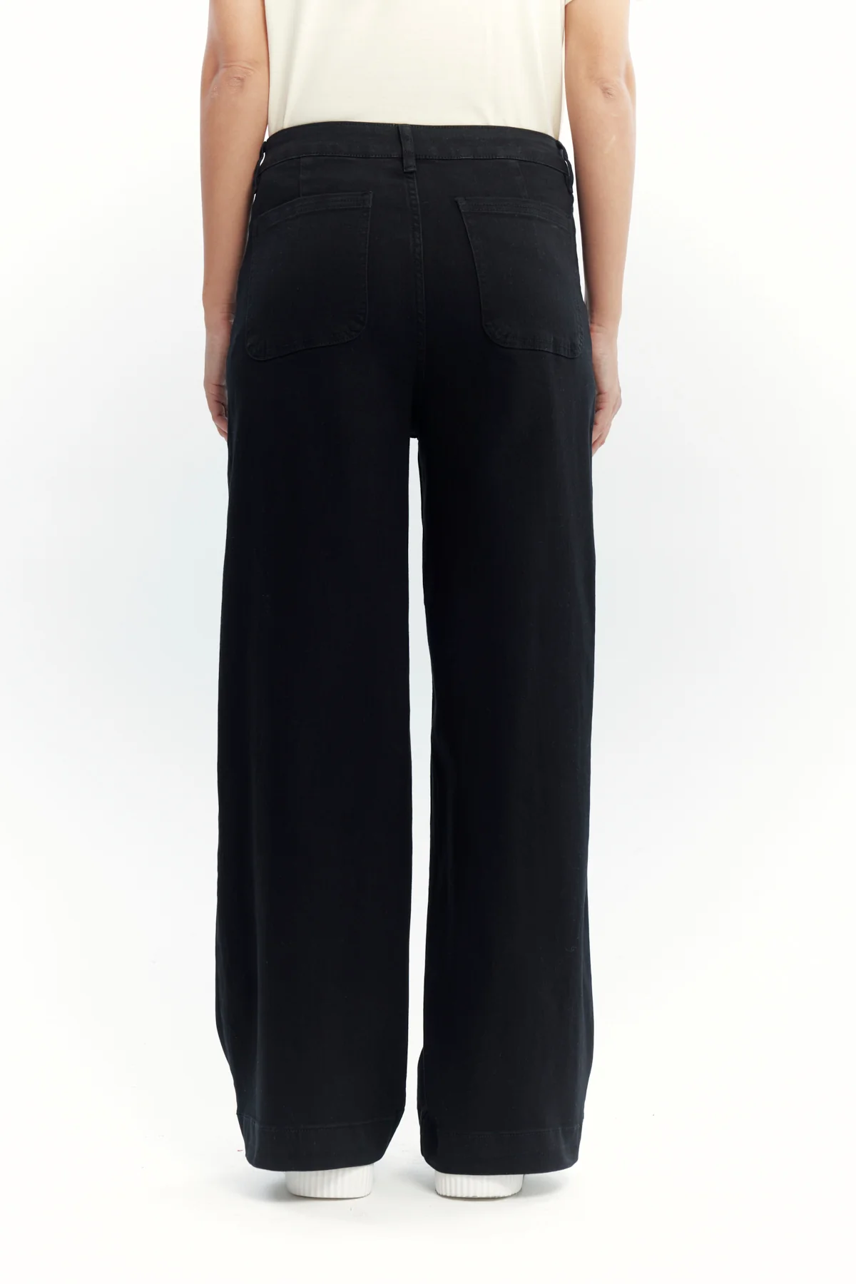 Jeans Mujer Wide Leg Negro - Image 3