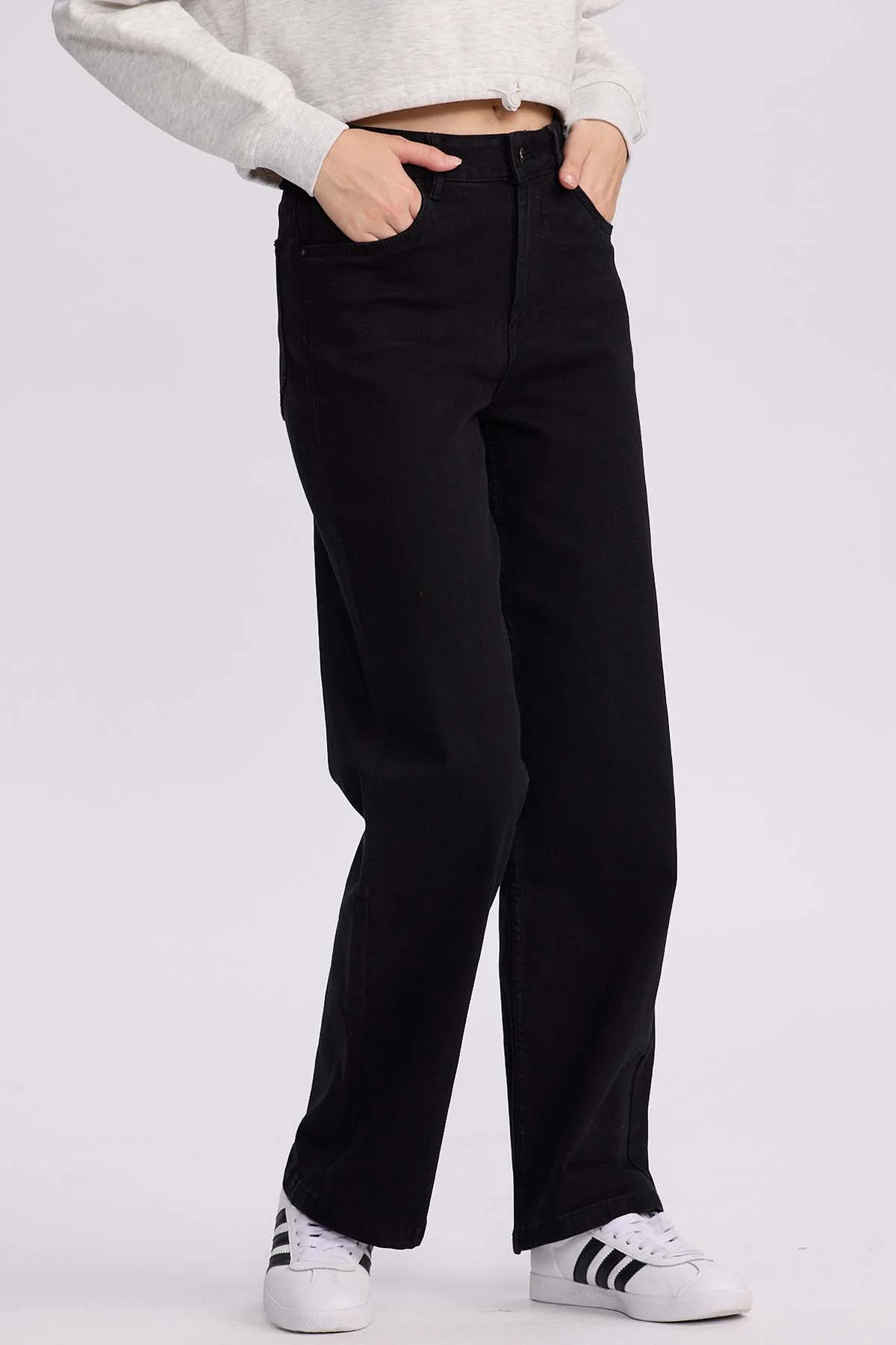 Jeans Mujer Calce Recto Sofía Negro - Image 2