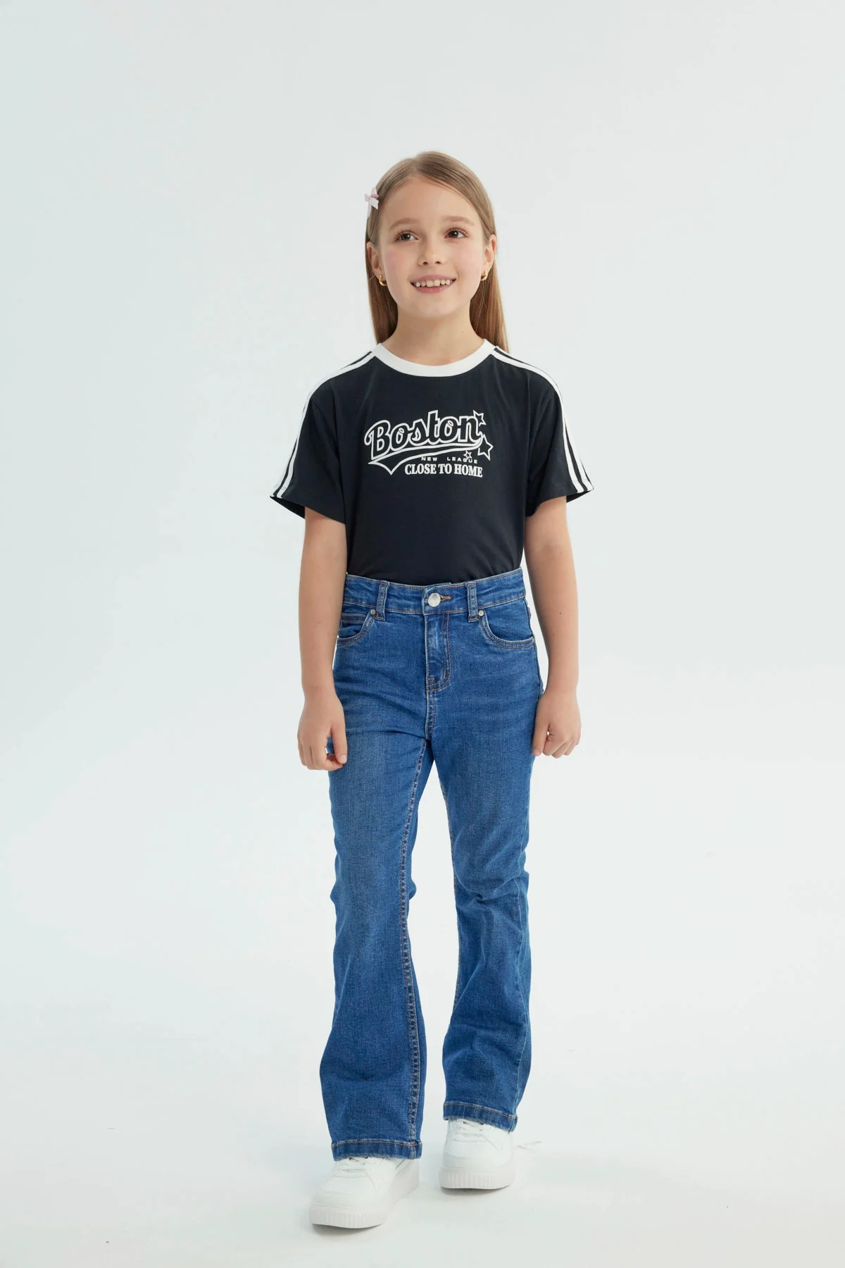 Jeans Niña Flare Azul - Image 4