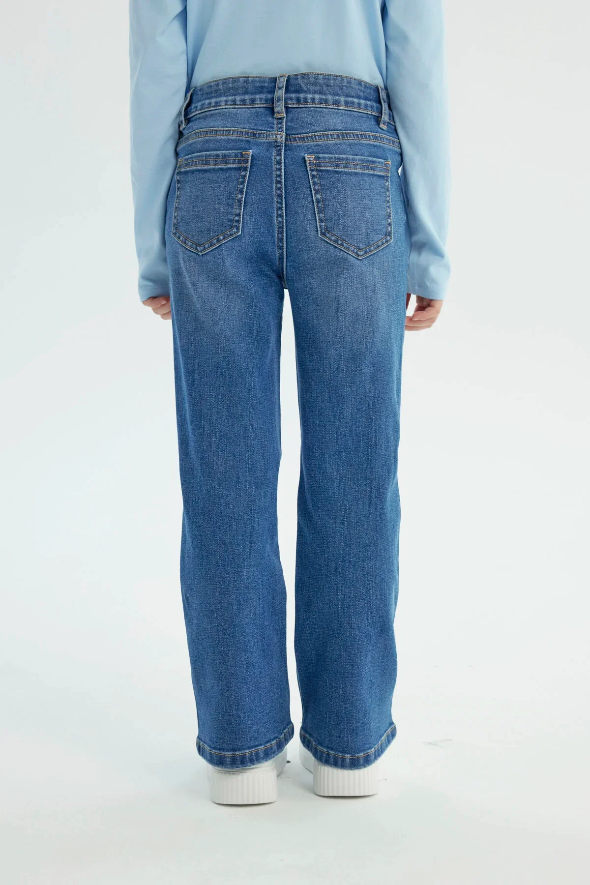 Jeans Niña Flare Azul - Image 3
