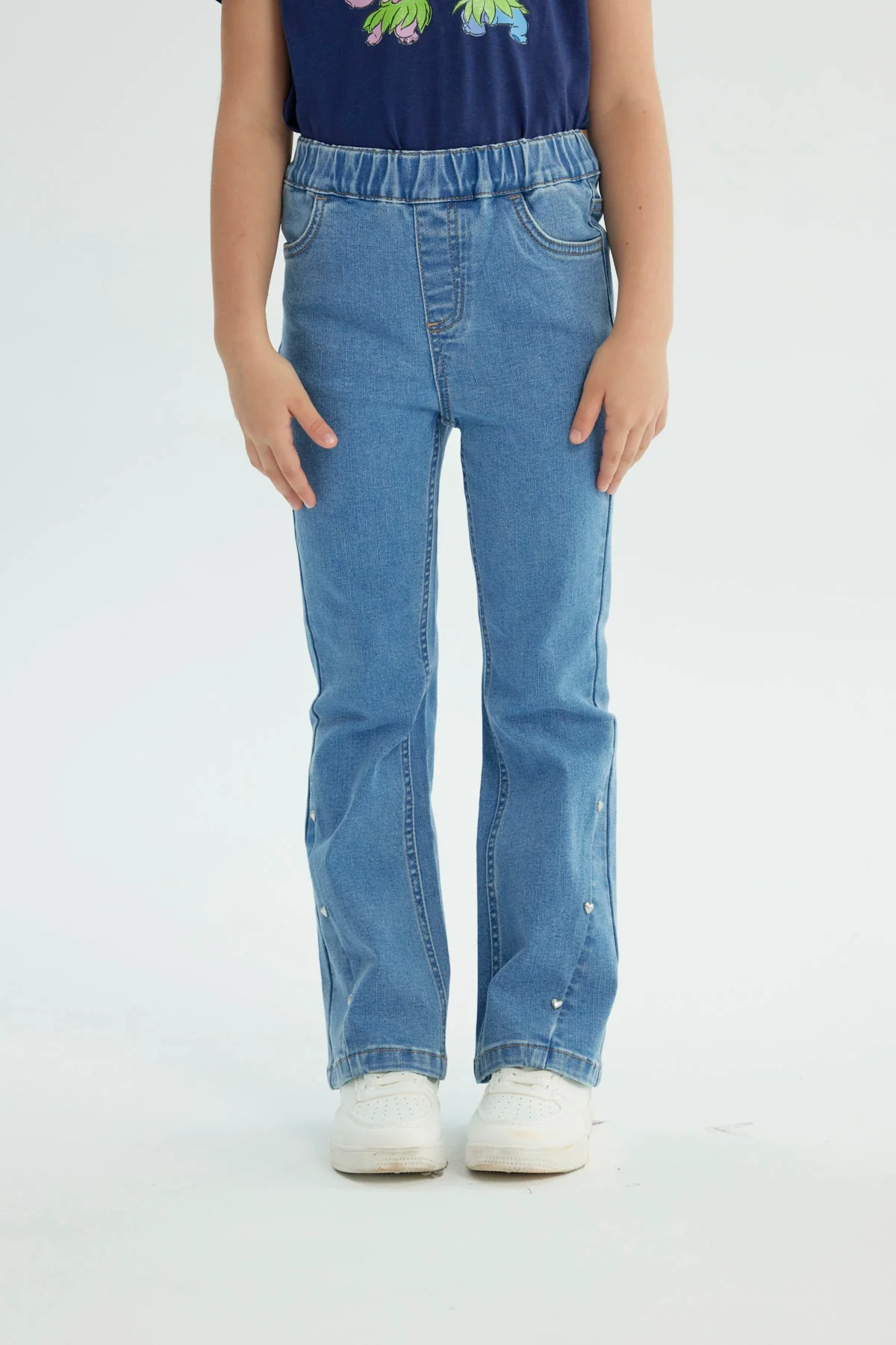 Jeans Niña Flare Azul