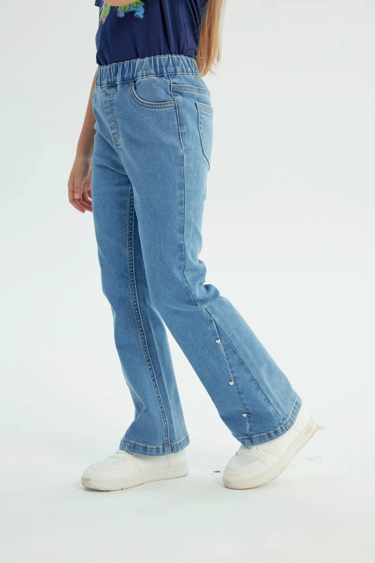 Jeans Niña Flare Azul - Image 2