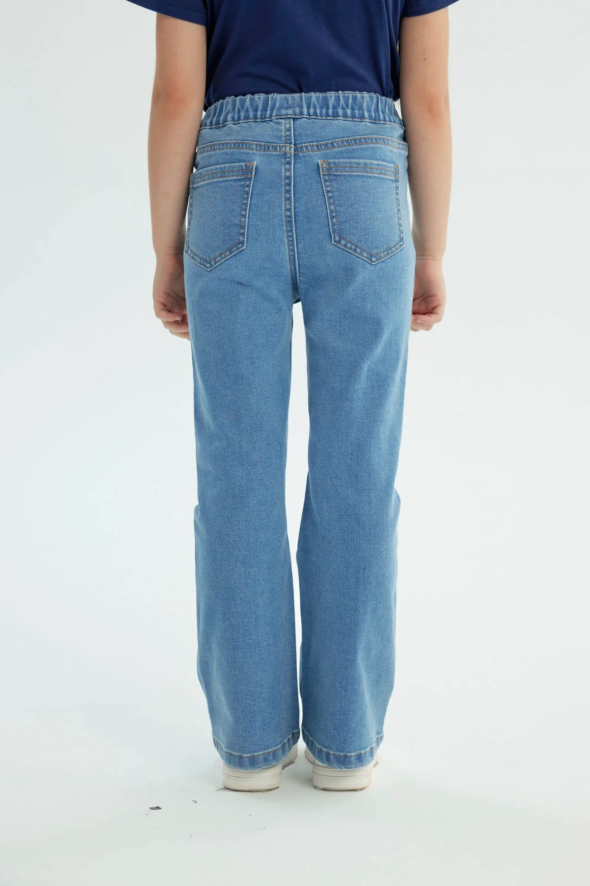 Jeans Niña Flare Azul - Image 3