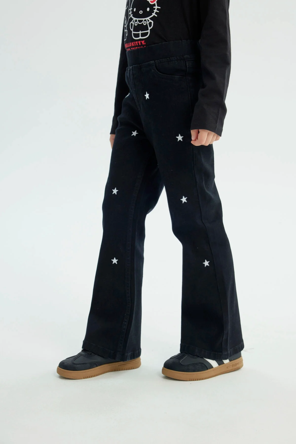 Jeans Niña Flare Negro - Image 2