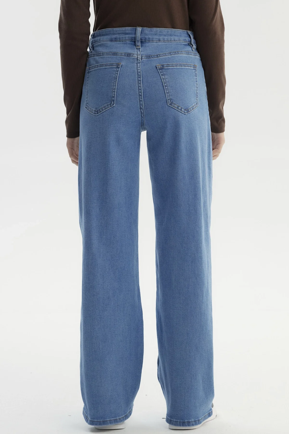 Jeans Niña Wide Leg Azul - Image 3
