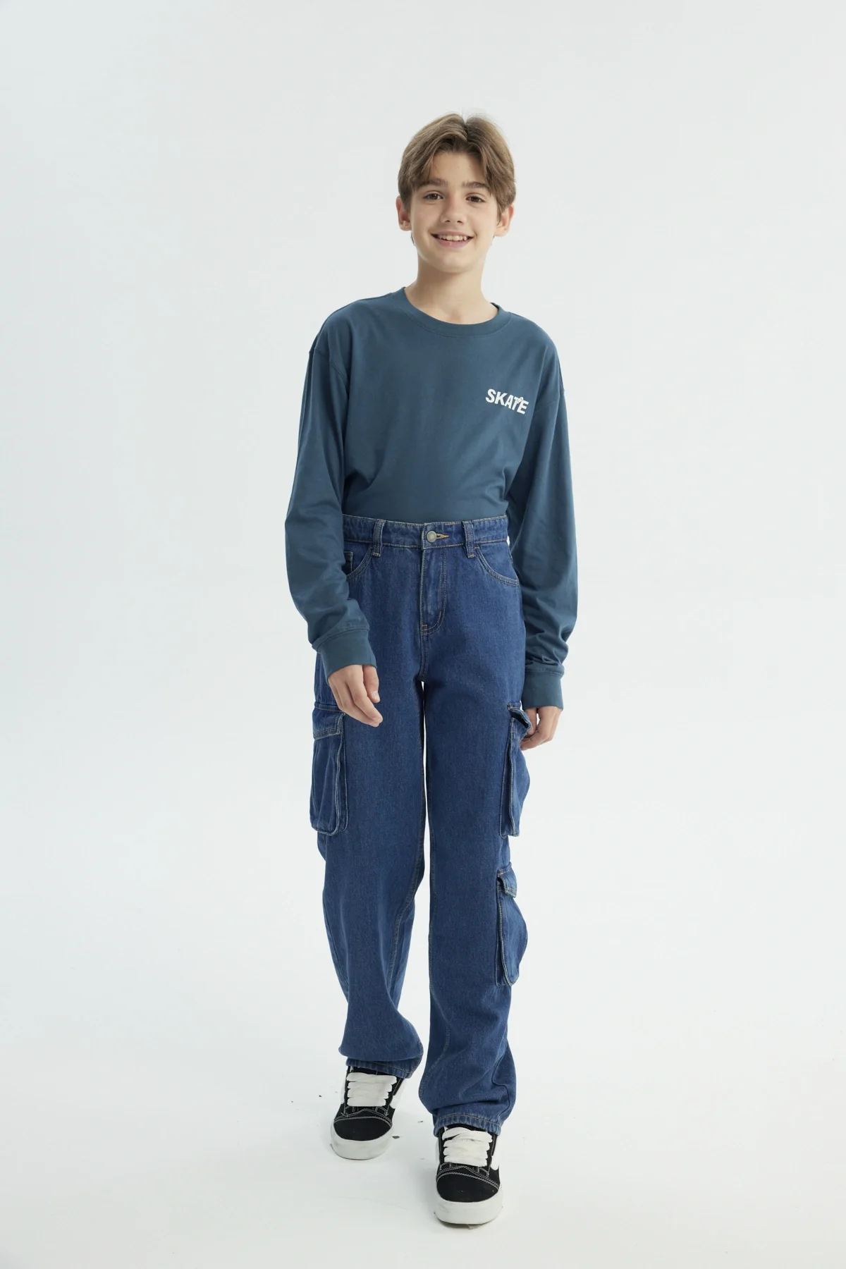 Jeans Niño Baggy Azul - Image 4